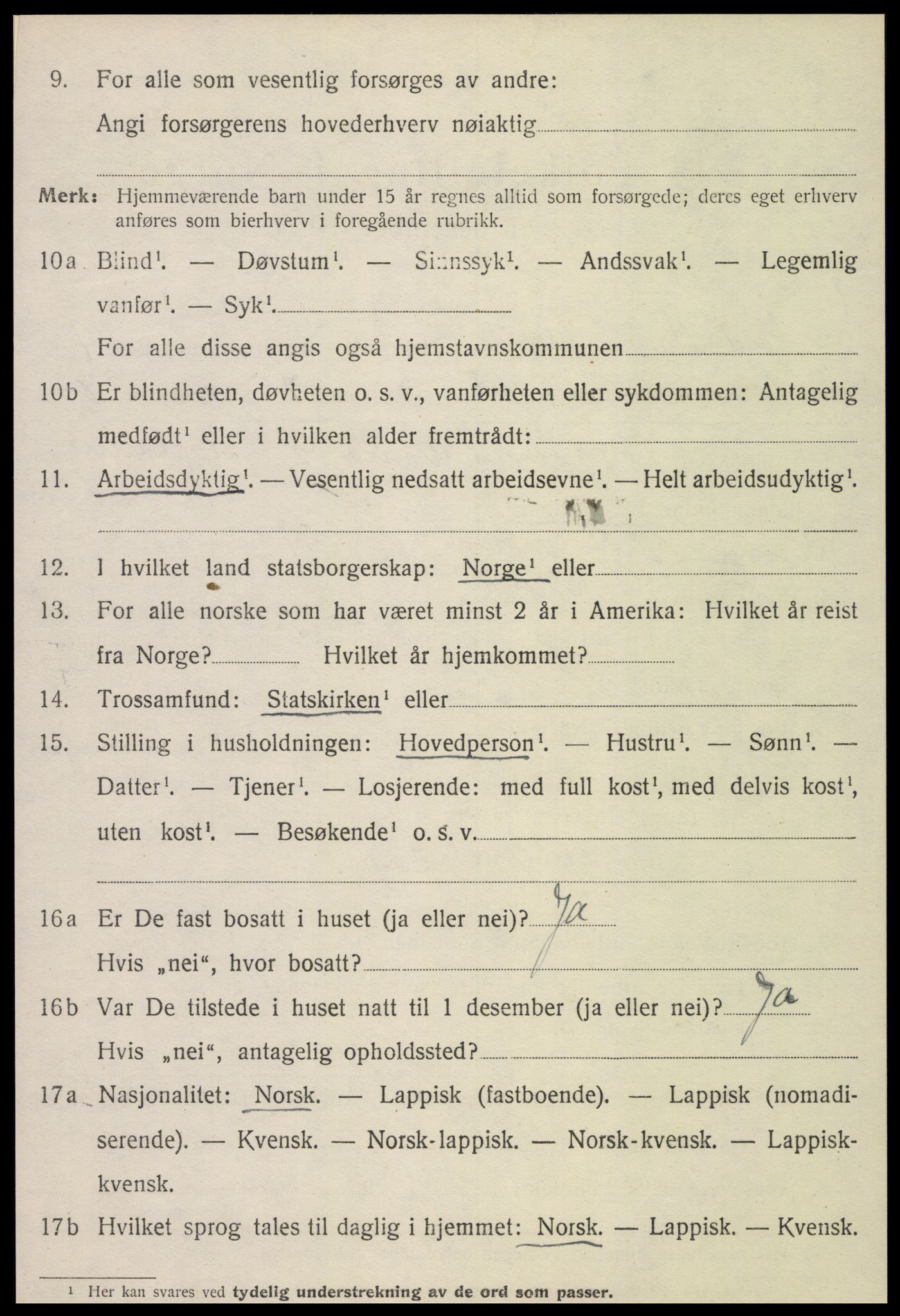SAT, Folketelling 1920 for 1718 Leksvik herred, 1920, s. 4331