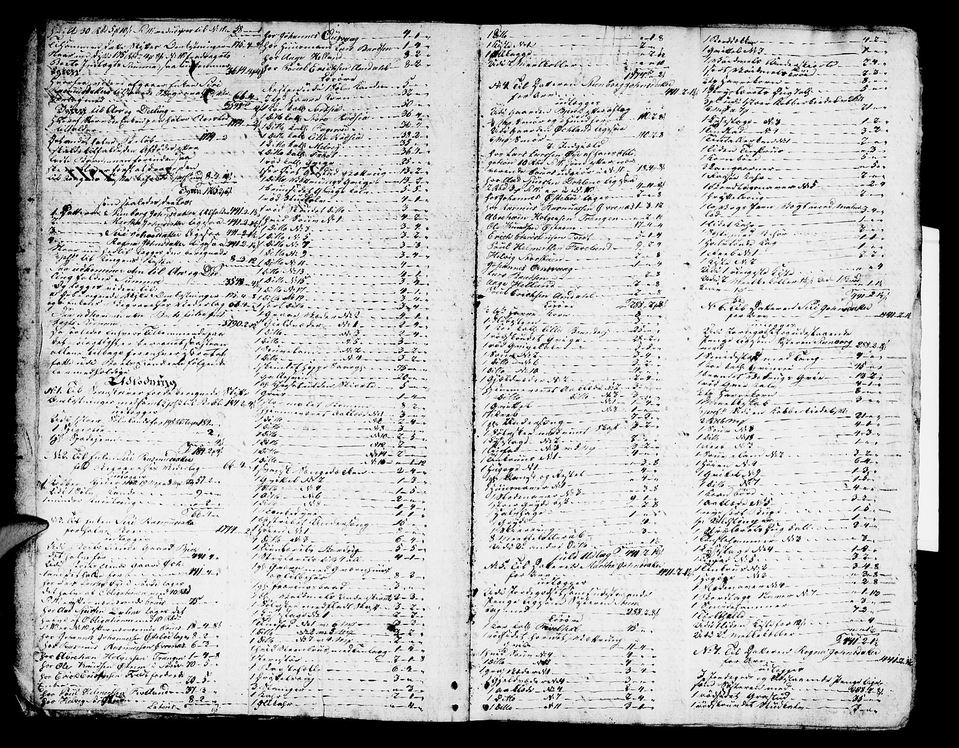 Sunnhordland sorenskrivar, AV/SAB-A-2401/1/H/Ha/Haa/L0013: Skifteprotokollar. Register i protokoll, 1814-1819, s. 0b-1a