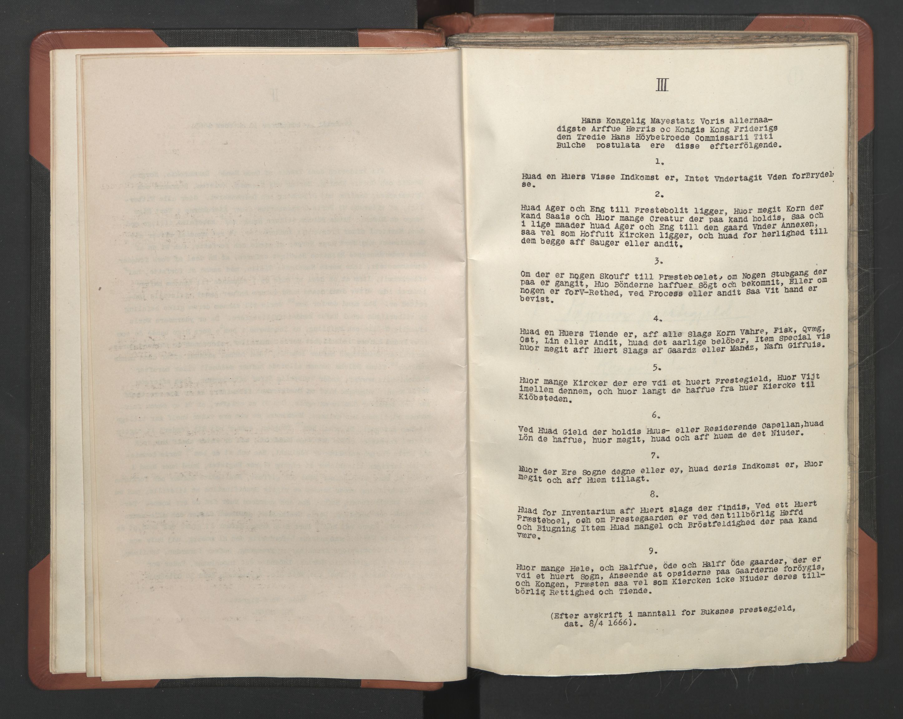 RA, Sogneprestenes manntall 1664-1666, nr. 30: Fosen prosti, 1664-1666