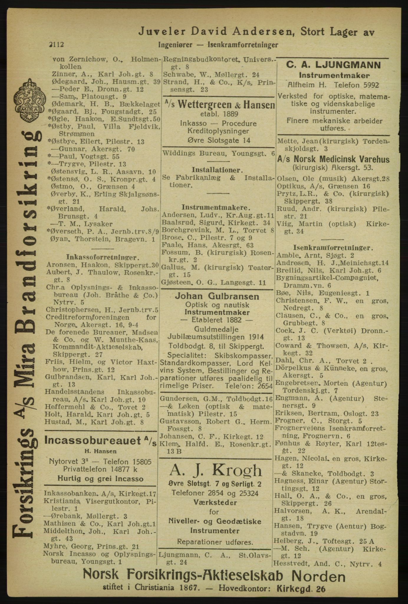 Kristiania/Oslo adressebok, PUBL/-, 1918, s. 2265