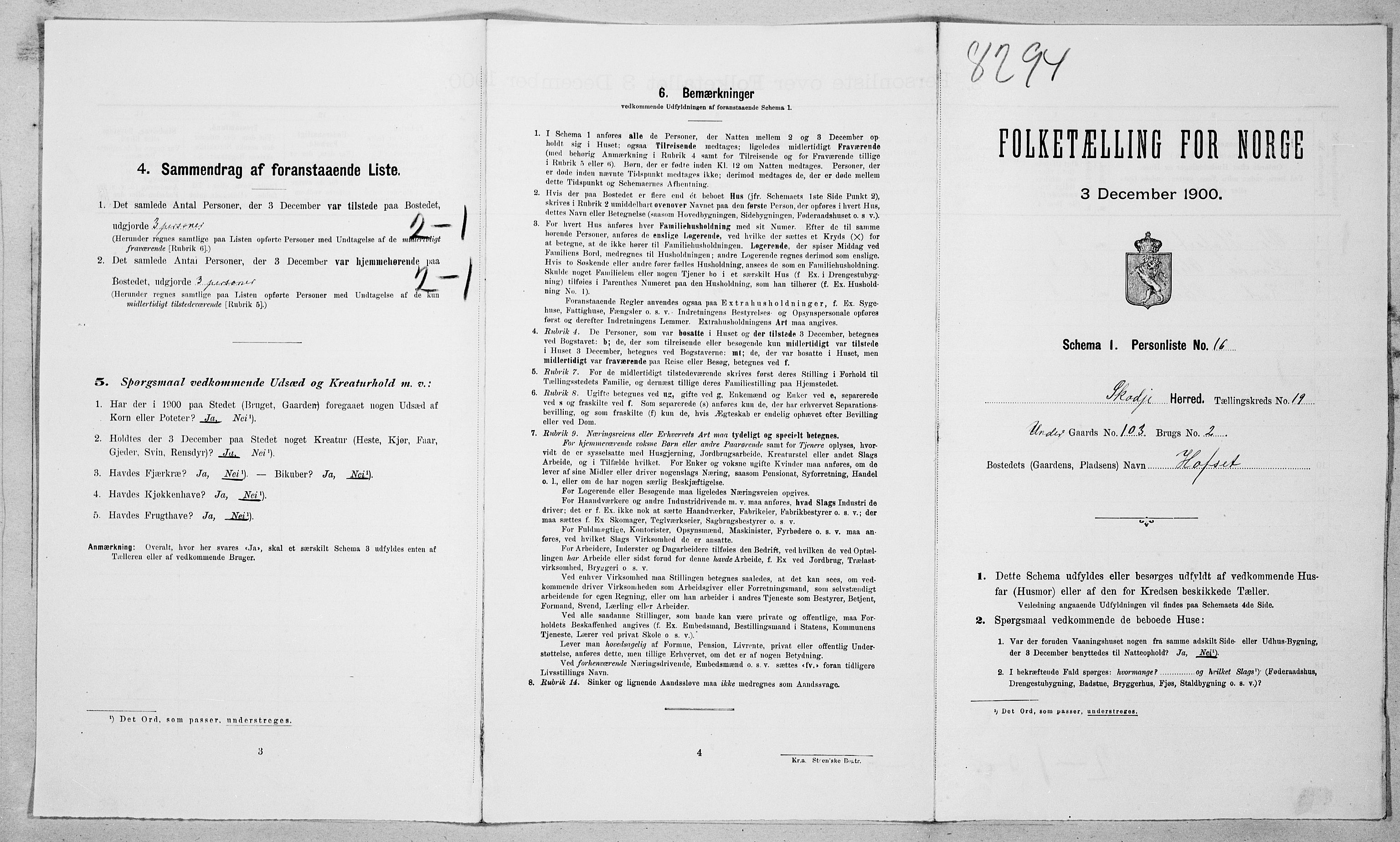 SAT, Folketelling 1900 for 1529 Skodje herred, 1900, s. 953