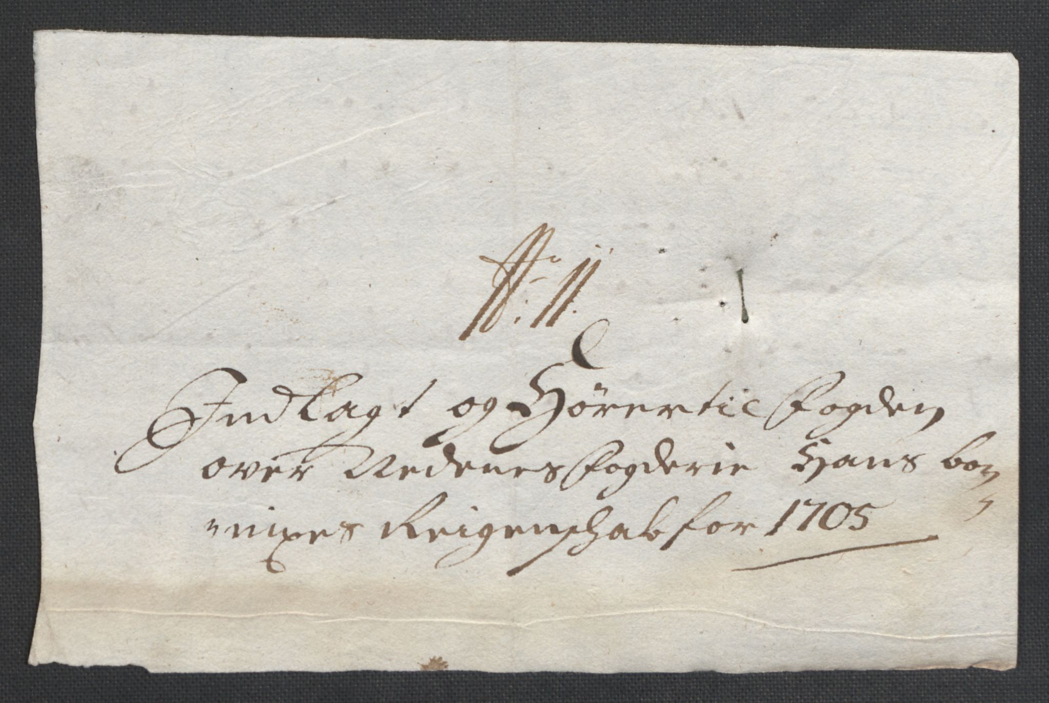 Rentekammeret inntil 1814, Reviderte regnskaper, Fogderegnskap, AV/RA-EA-4092/R39/L2317: Fogderegnskap Nedenes, 1704-1705, s. 469