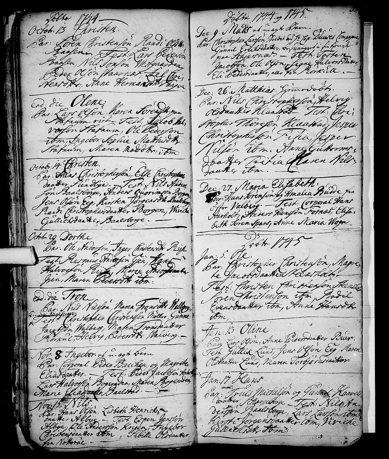 Stokke kirkebøker, SAKO/A-320/F/Fa/L0002: Ministerialbok nr. I 2, 1732-1770, s. 35