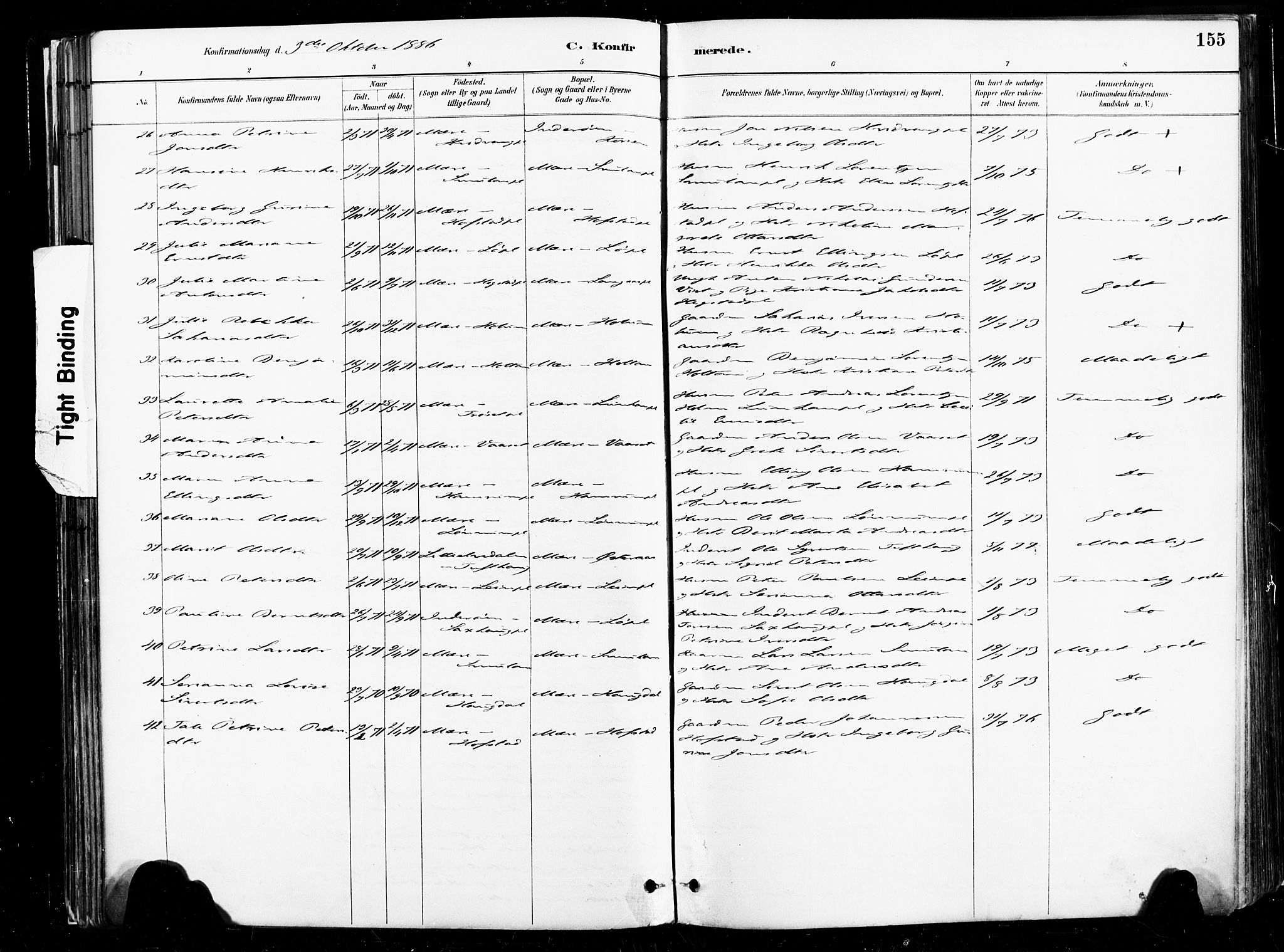 Ministerialprotokoller, klokkerbøker og fødselsregistre - Nord-Trøndelag, AV/SAT-A-1458/735/L0351: Ministerialbok nr. 735A10, 1884-1908, s. 155