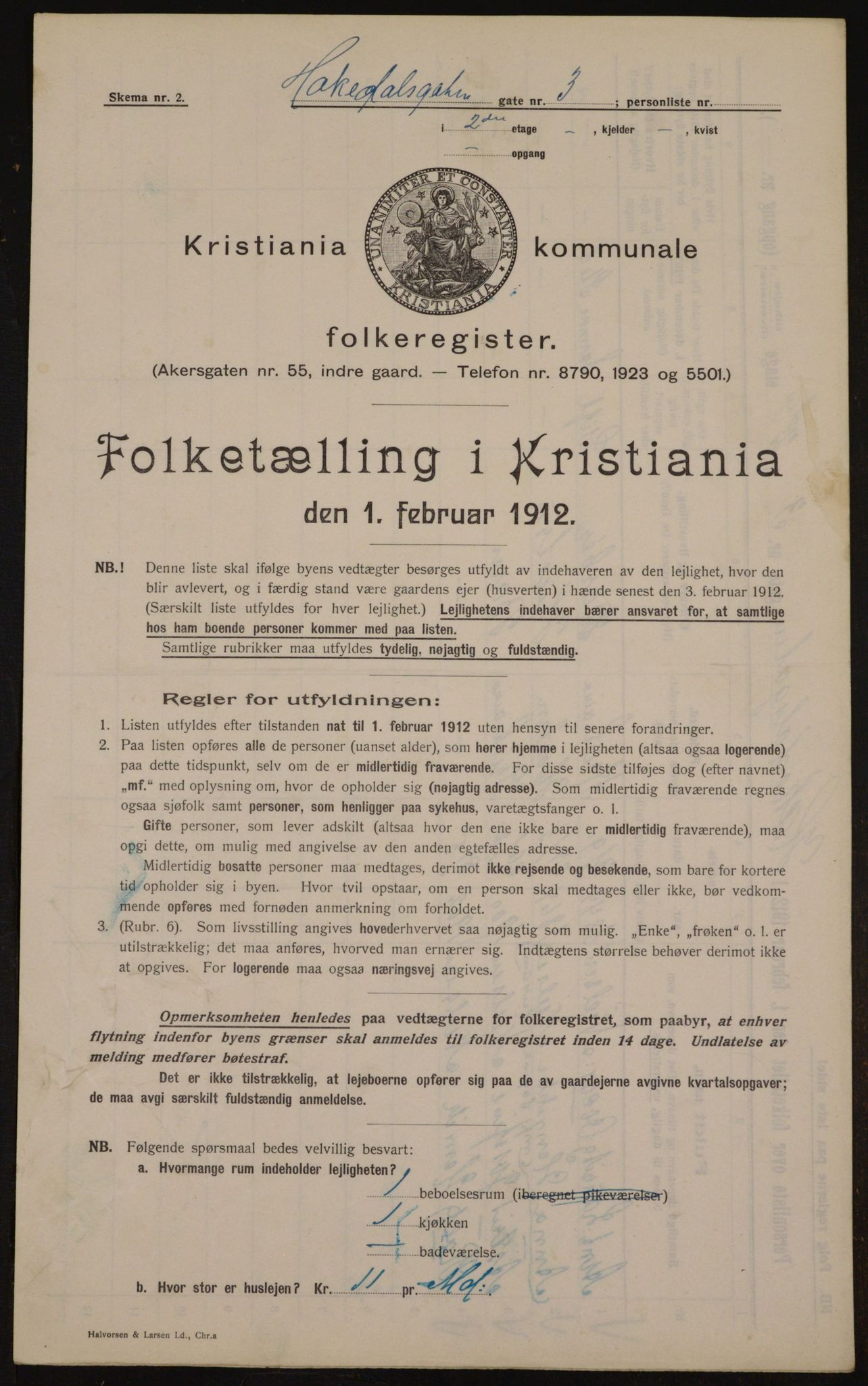 OBA, Kommunal folketelling 1.2.1912 for Kristiania, 1912, s. 34036