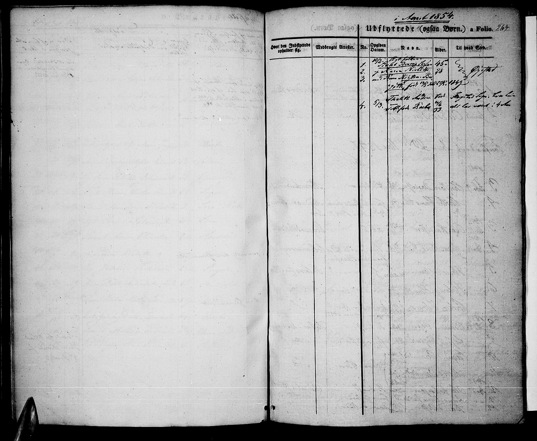 Tromøy sokneprestkontor, AV/SAK-1111-0041/F/Fa/L0005: Ministerialbok nr. A 5, 1847-1856, s. 264