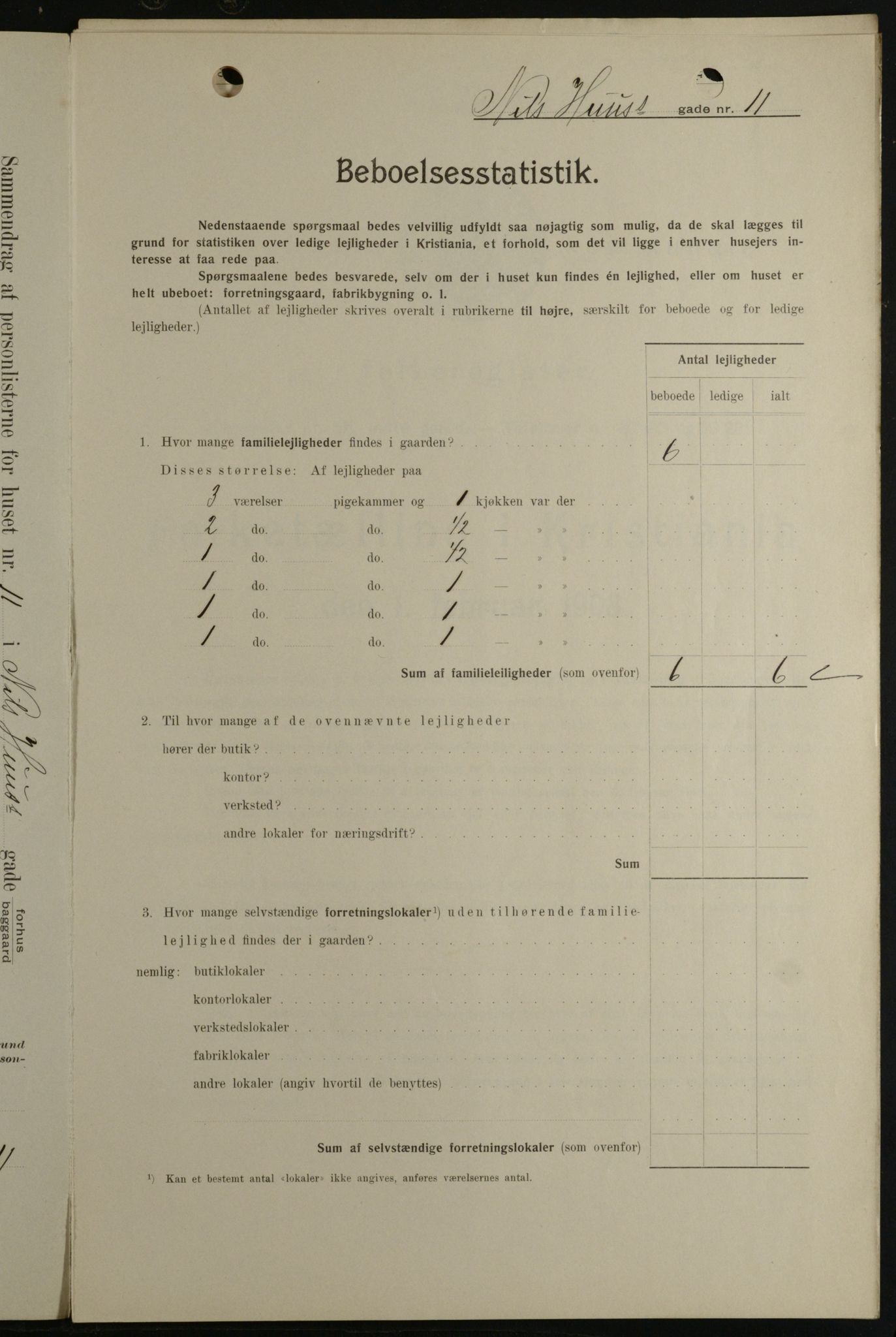 OBA, Kommunal folketelling 1.2.1908 for Kristiania kjøpstad, 1908, s. 63675