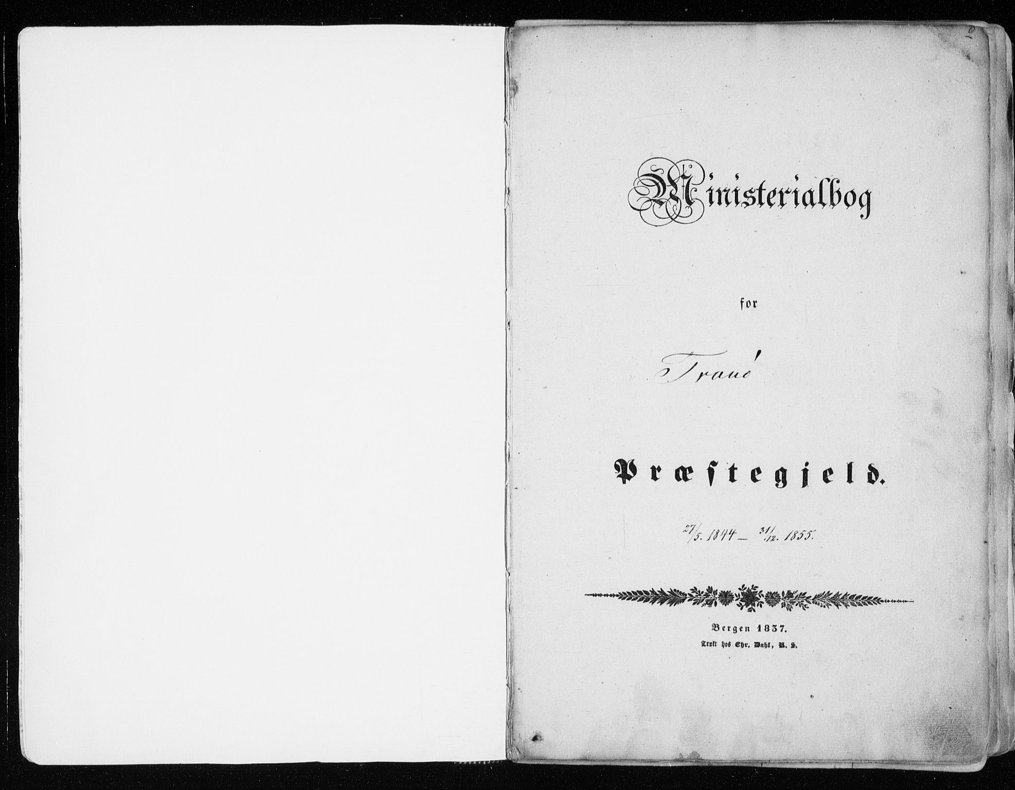 Tranøy sokneprestkontor, SATØ/S-1313/I/Ia/Iaa/L0006kirke: Ministerialbok nr. 6, 1844-1855