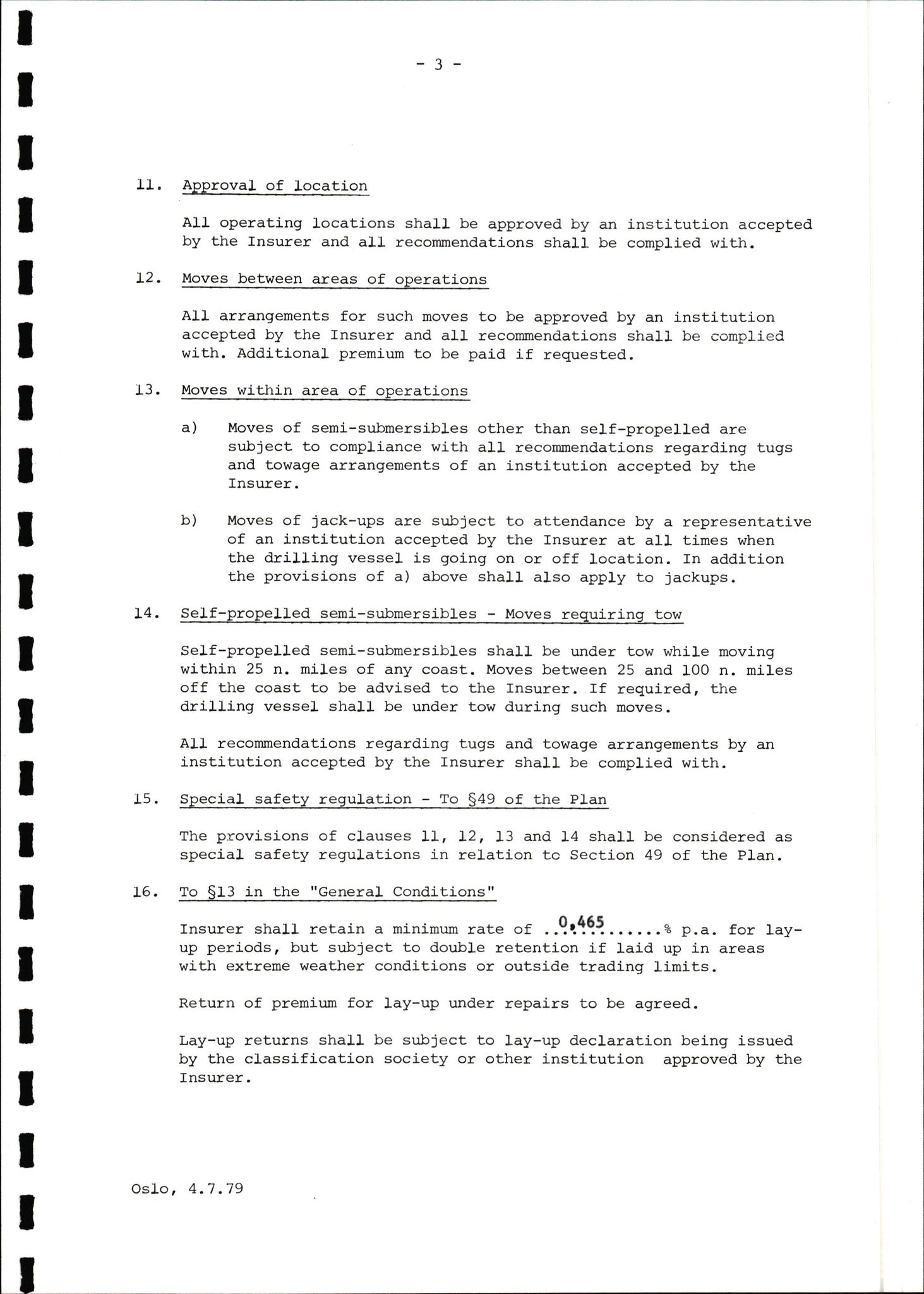 Pa 1503 - Stavanger Drilling AS, AV/SAST-A-101906/2/E/Ec/Eca/L0010: Forsikring, 1976-1983