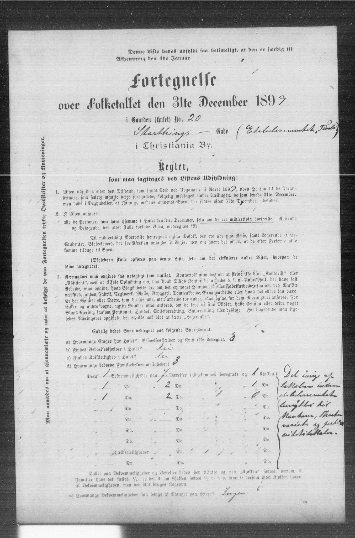 OBA, Kommunal folketelling 31.12.1899 for Kristiania kjøpstad, 1899, s. 13442