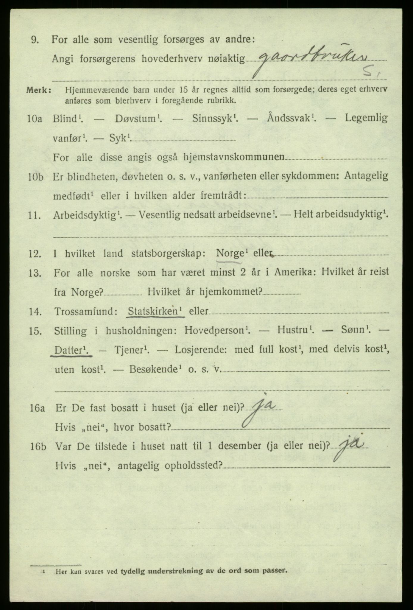SAB, Folketelling 1920 for 1261 Manger herred, 1920, s. 4724