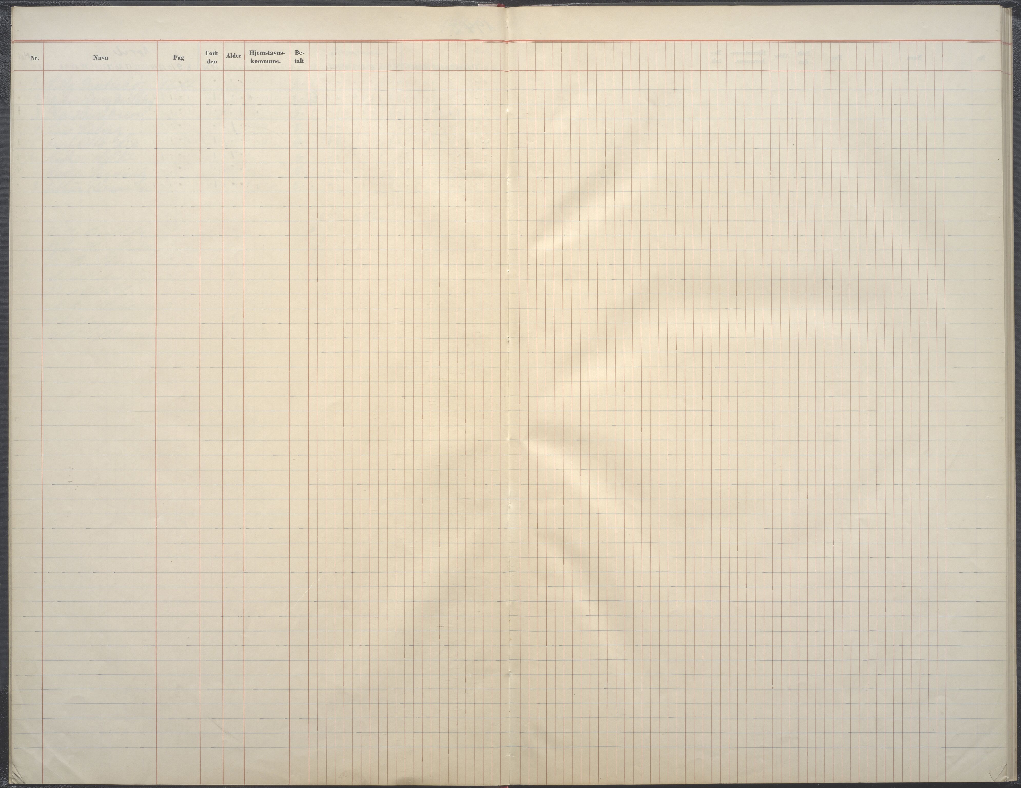 A-0417. Stavanger Tekniske Aftenskole, BYST/A-0417/G/Ga/L0043: Klassedagbok , 1939-1942