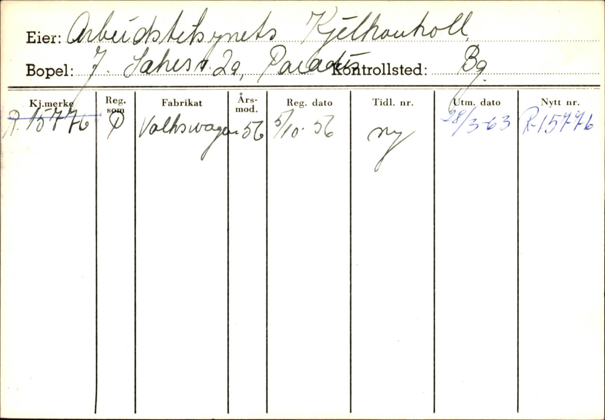 Statens vegvesen, Hordaland vegkontor, SAB/A-5201/2/Ha/L0002: R-eierkort A, 1920-1971, s. 646