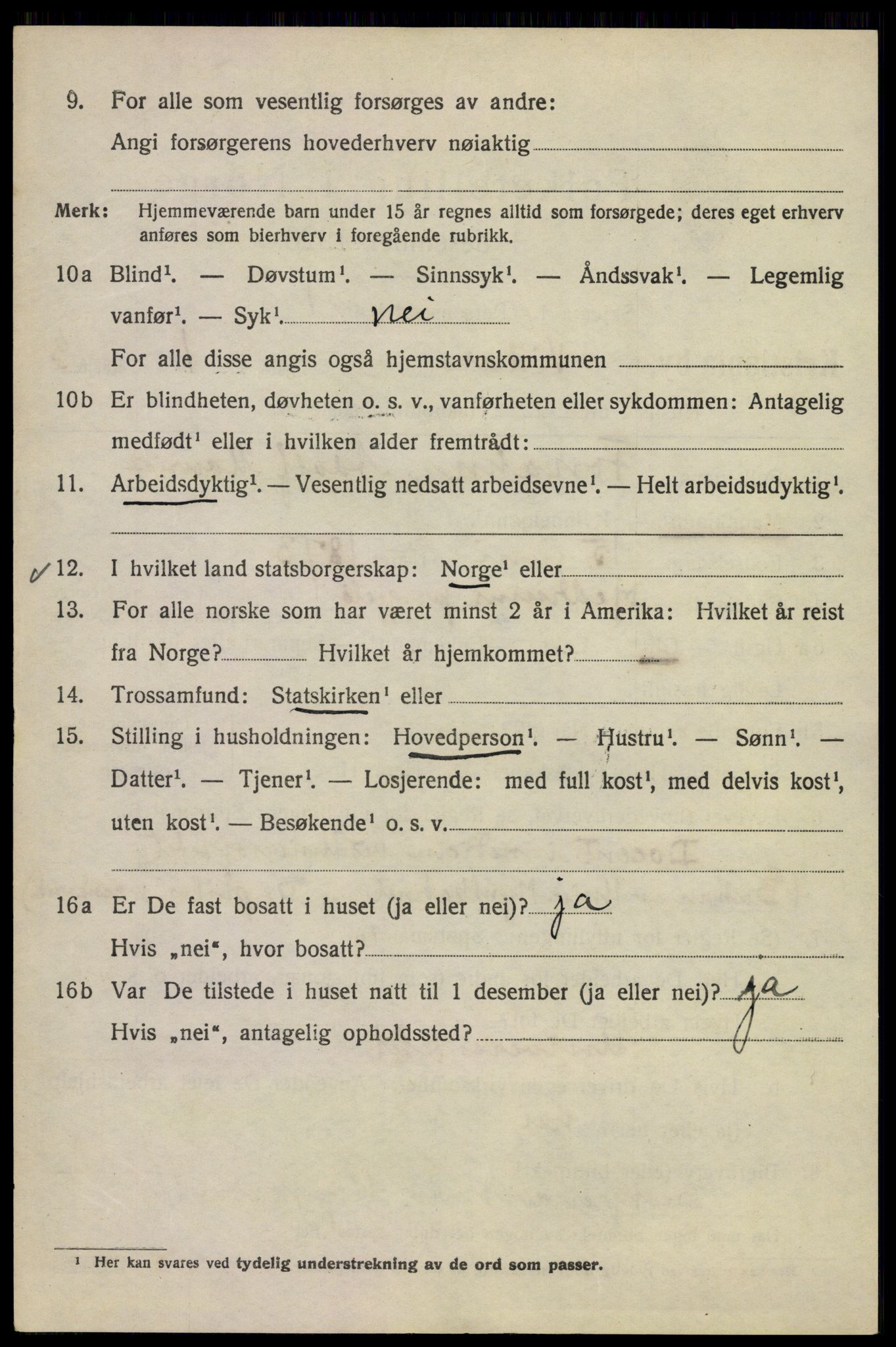 SAO, Folketelling 1920 for 0301 Kristiania kjøpstad, 1920, s. 636248