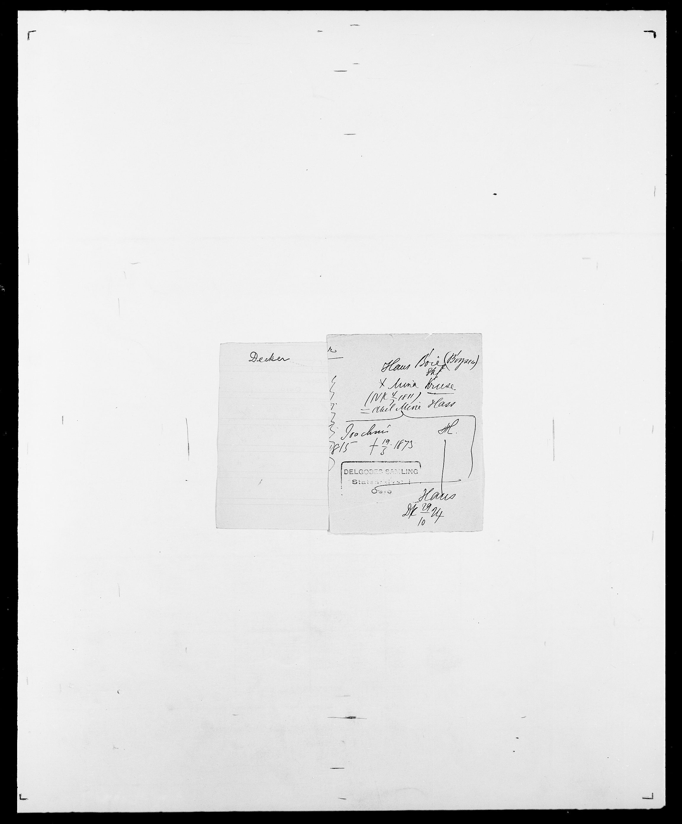 Delgobe, Charles Antoine - samling, SAO/PAO-0038/D/Da/L0009: Dahl - v. Düren, s. 402