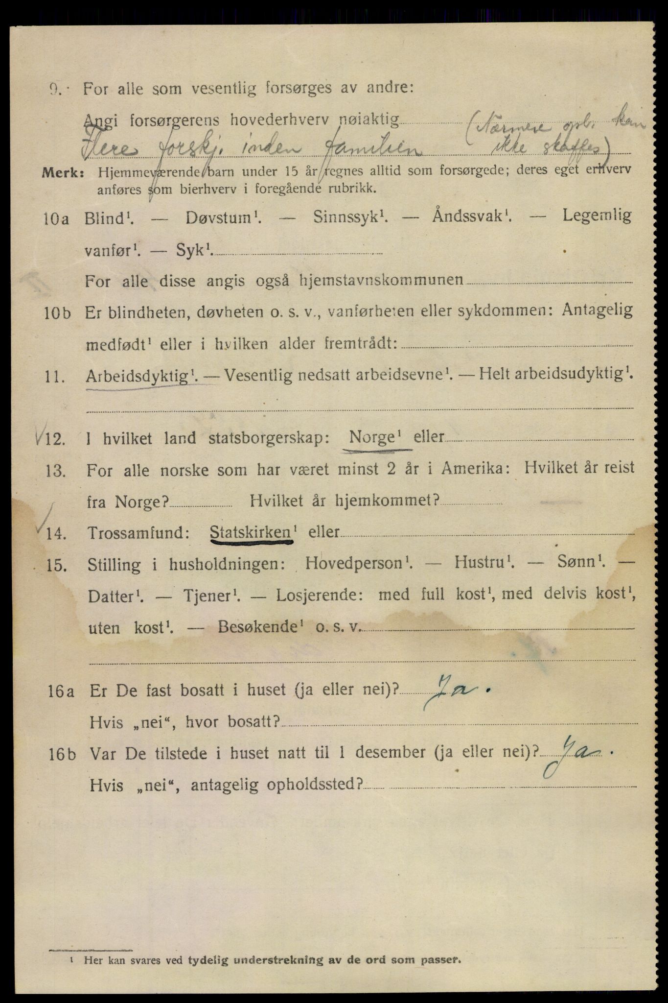 SAO, Folketelling 1920 for 0301 Kristiania kjøpstad, 1920, s. 405522