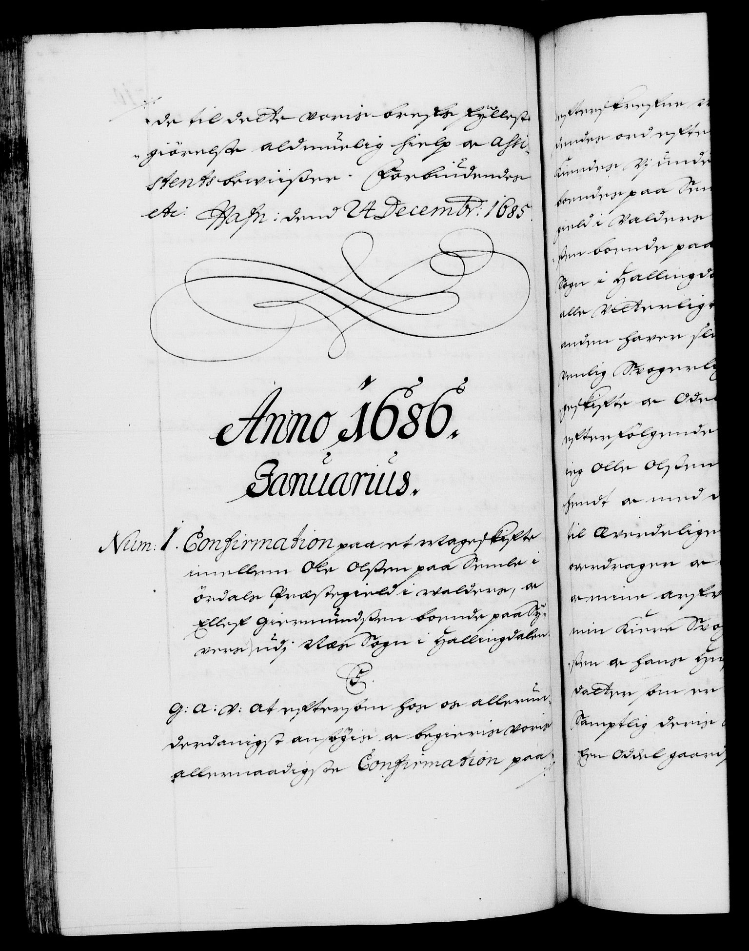 Danske Kanselli 1572-1799, RA/EA-3023/F/Fc/Fca/Fcaa/L0014: Norske registre (mikrofilm), 1685-1687, s. 210b