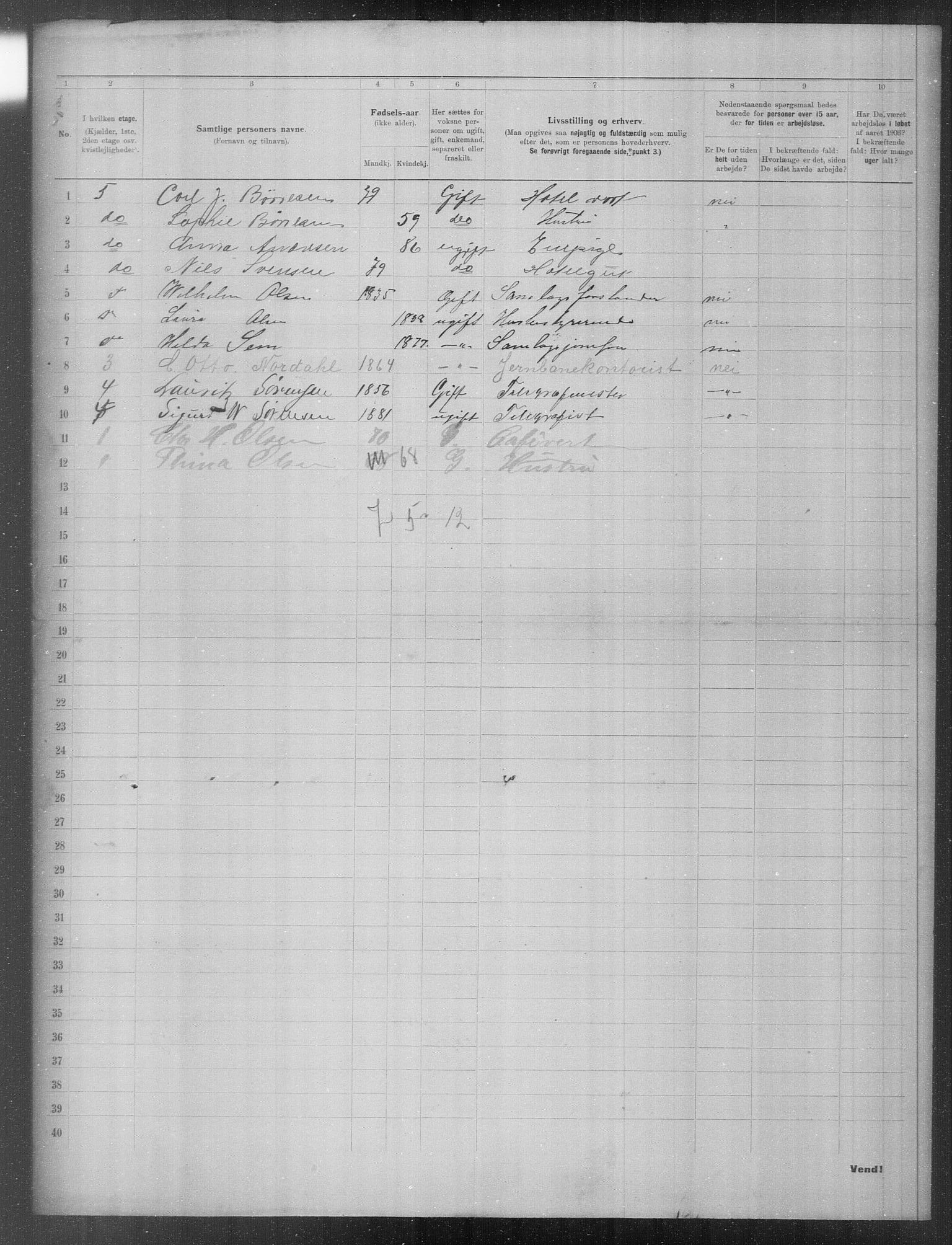 OBA, Kommunal folketelling 31.12.1903 for Kristiania kjøpstad, 1903, s. 19840