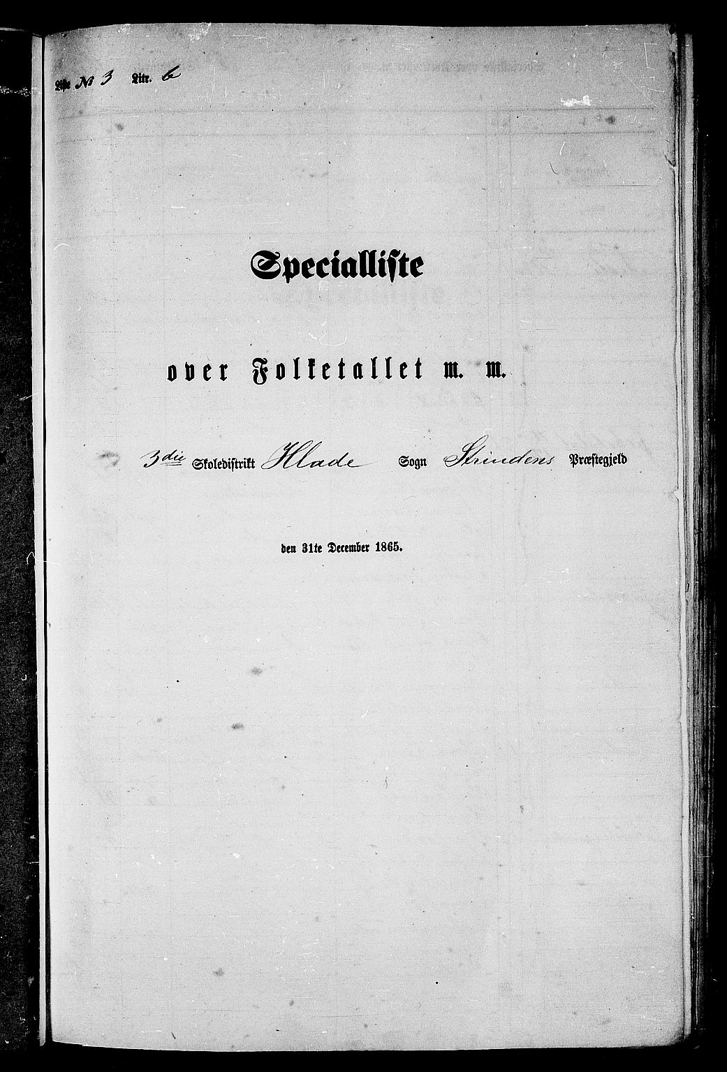 RA, Folketelling 1865 for 1660P Strinda prestegjeld, 1865, s. 85