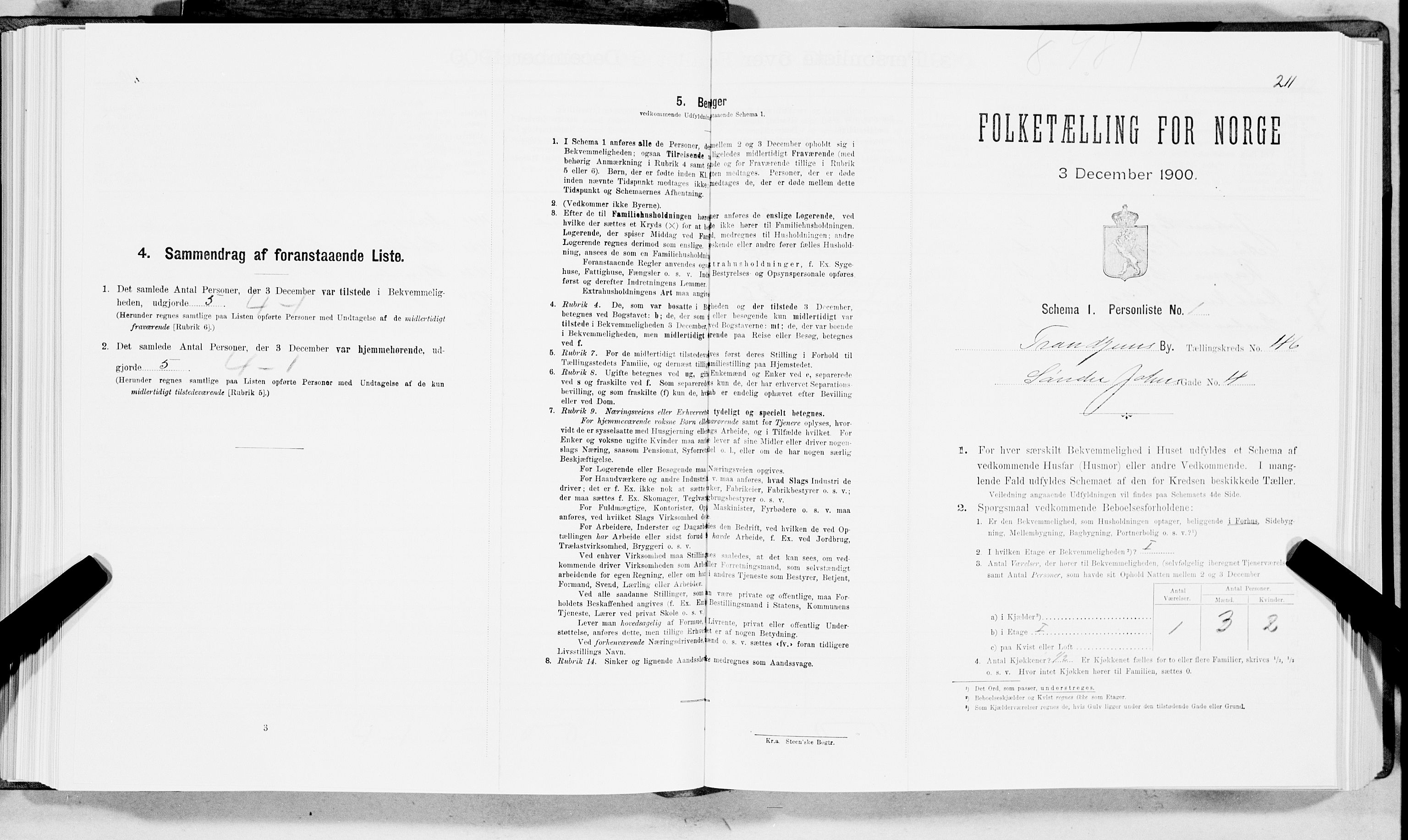 SAT, Folketelling 1900 for 1601 Trondheim kjøpstad, 1900, s. 7514