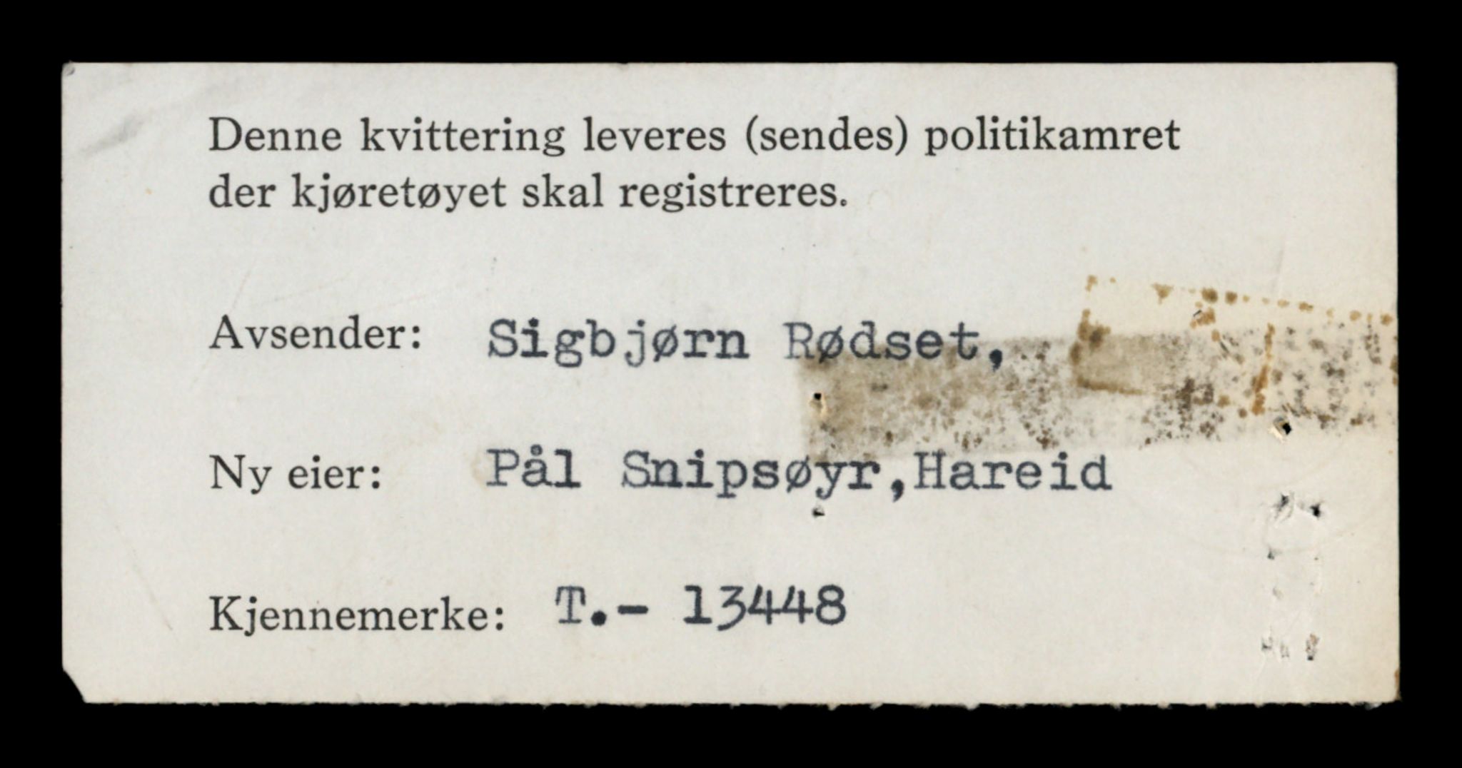 Møre og Romsdal vegkontor - Ålesund trafikkstasjon, AV/SAT-A-4099/F/Fe/L0039: Registreringskort for kjøretøy T 13361 - T 13530, 1927-1998, s. 1506