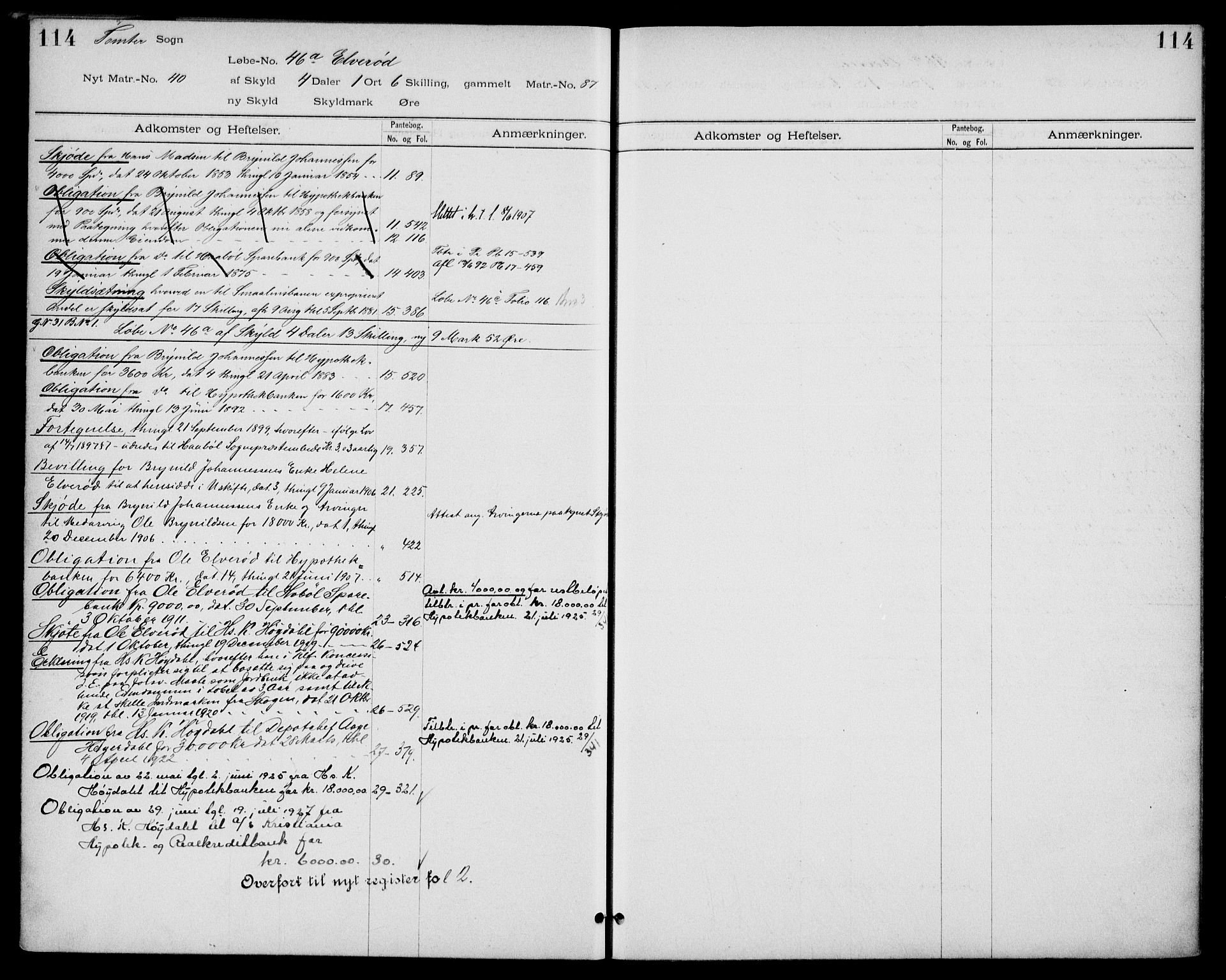 Moss sorenskriveri, AV/SAO-A-10168: Panteregister nr. IV 8a, 1733-1927, s. 114