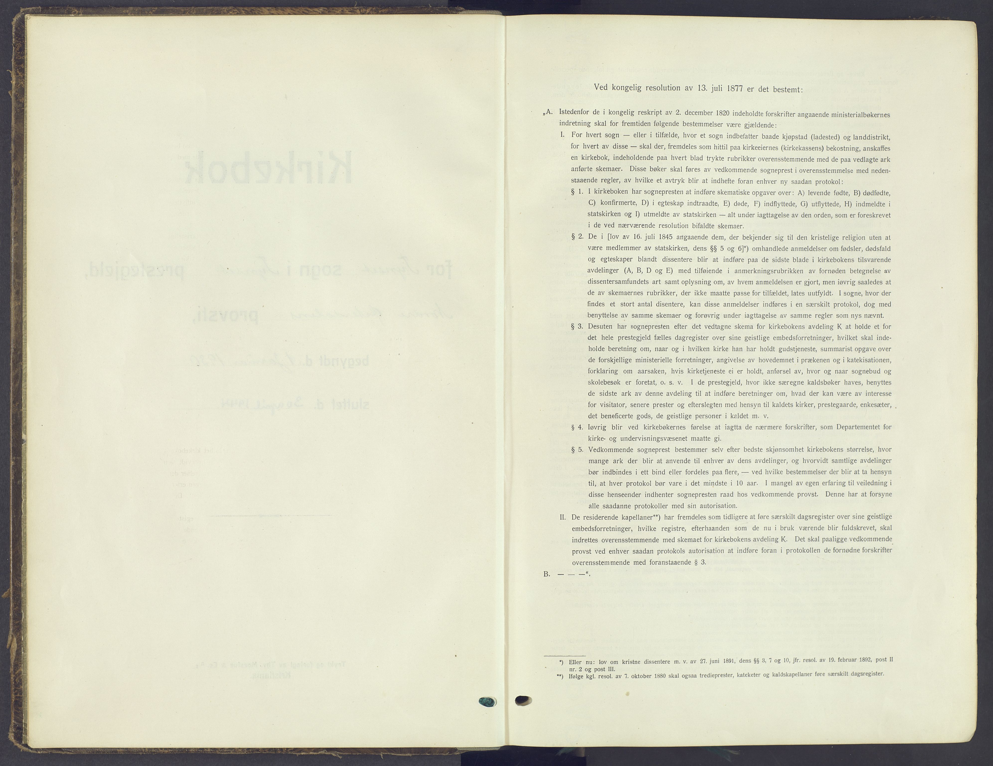 Tynset prestekontor, AV/SAH-PREST-058/H/Ha/Haa/L0027: Ministerialbok nr. 27, 1930-1944