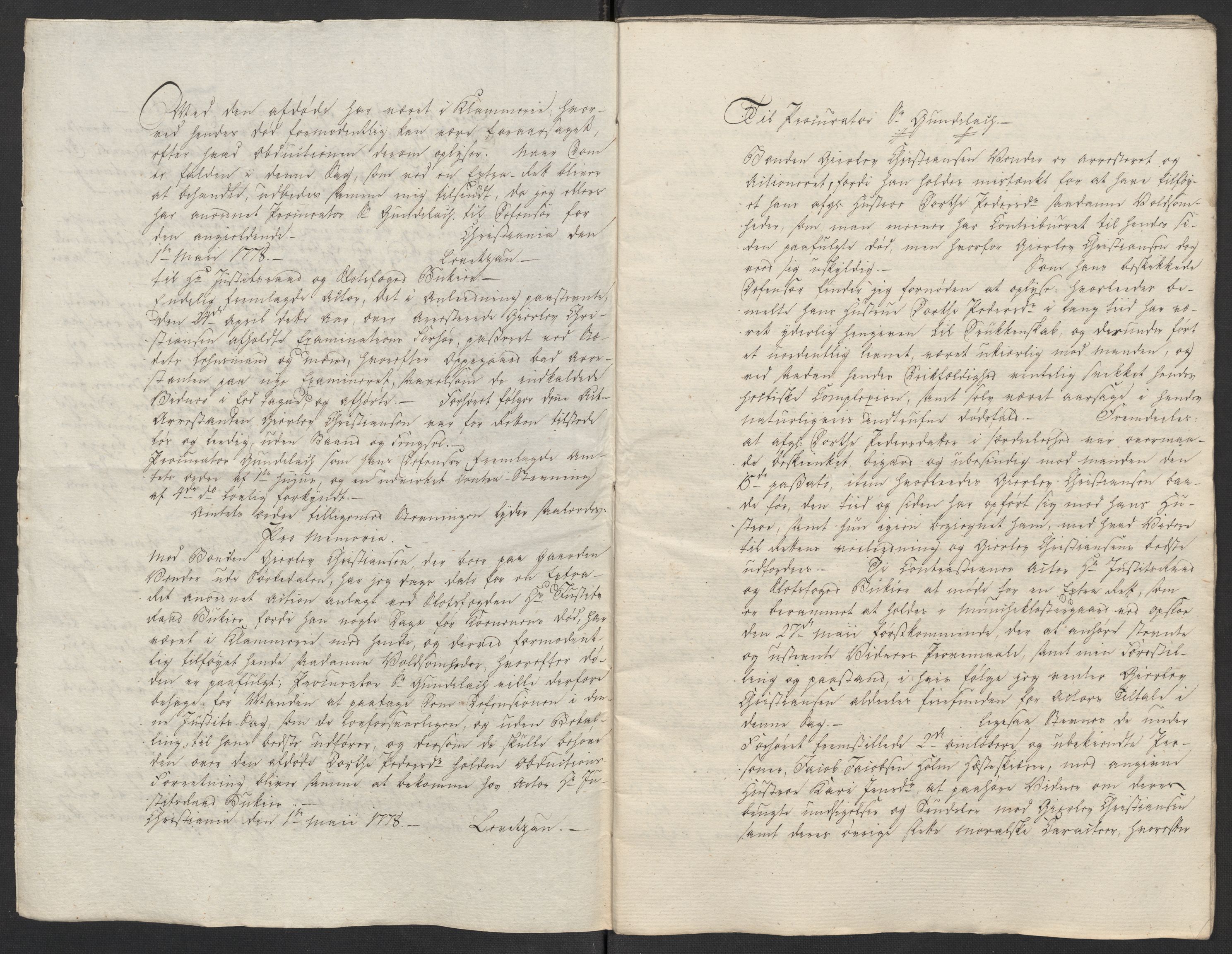 Kristiania stiftamt, SAO/A-10386/G/Gm/L0012: Domsakter og forhør, 1777-1783, s. 29