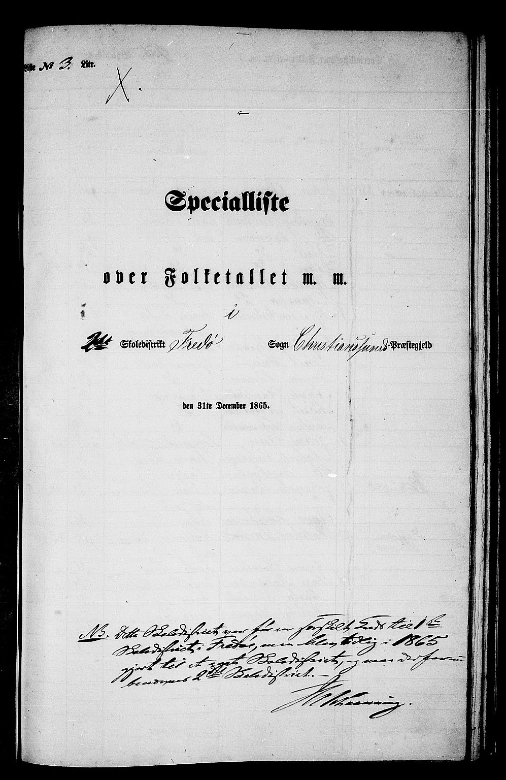 RA, Folketelling 1865 for 1556L Kristiansund prestegjeld, Frei sokn og Grip sokn, 1865, s. 26