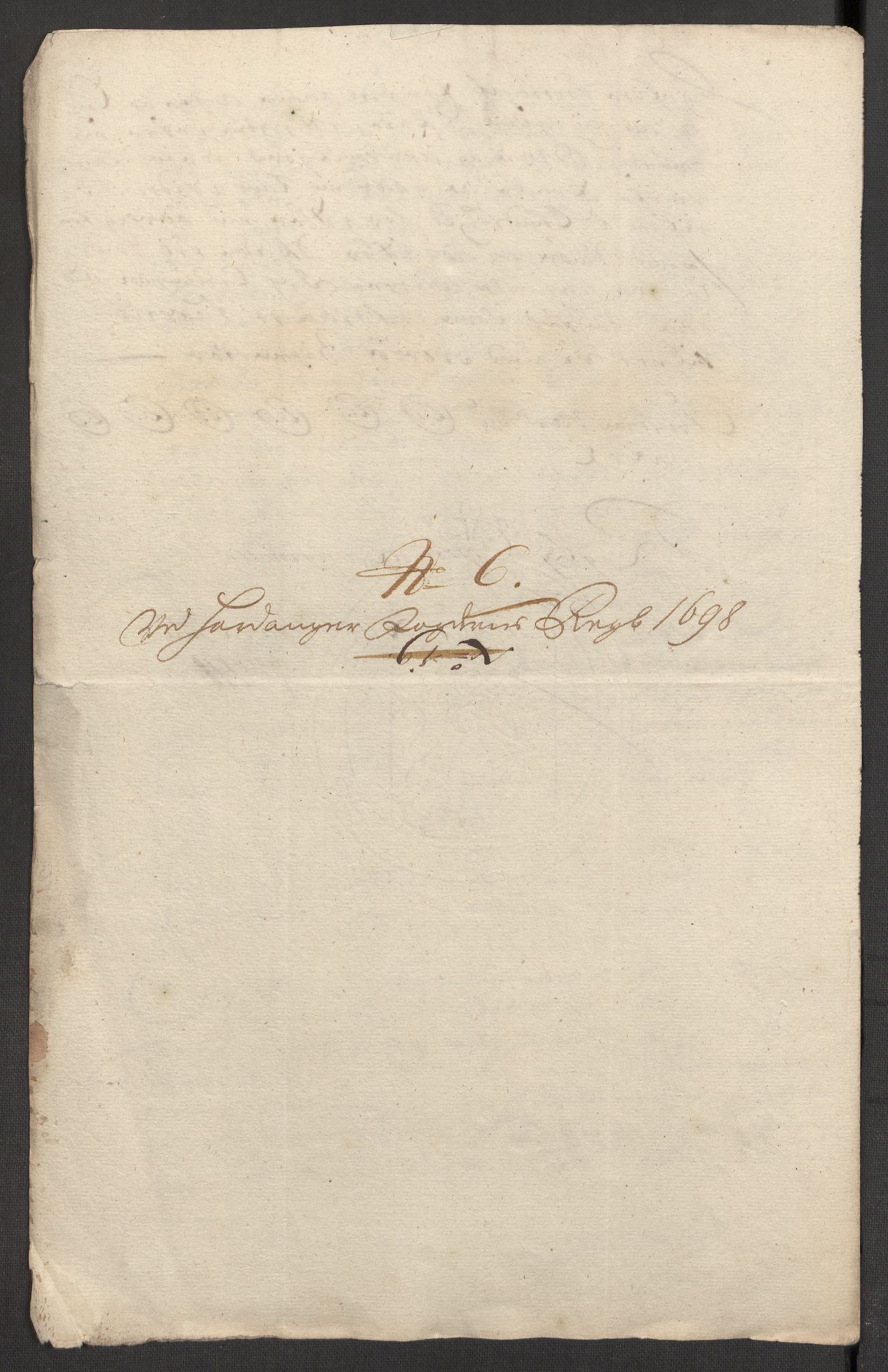 Rentekammeret inntil 1814, Reviderte regnskaper, Fogderegnskap, AV/RA-EA-4092/R48/L2977: Fogderegnskap Sunnhordland og Hardanger, 1697-1698, s. 456