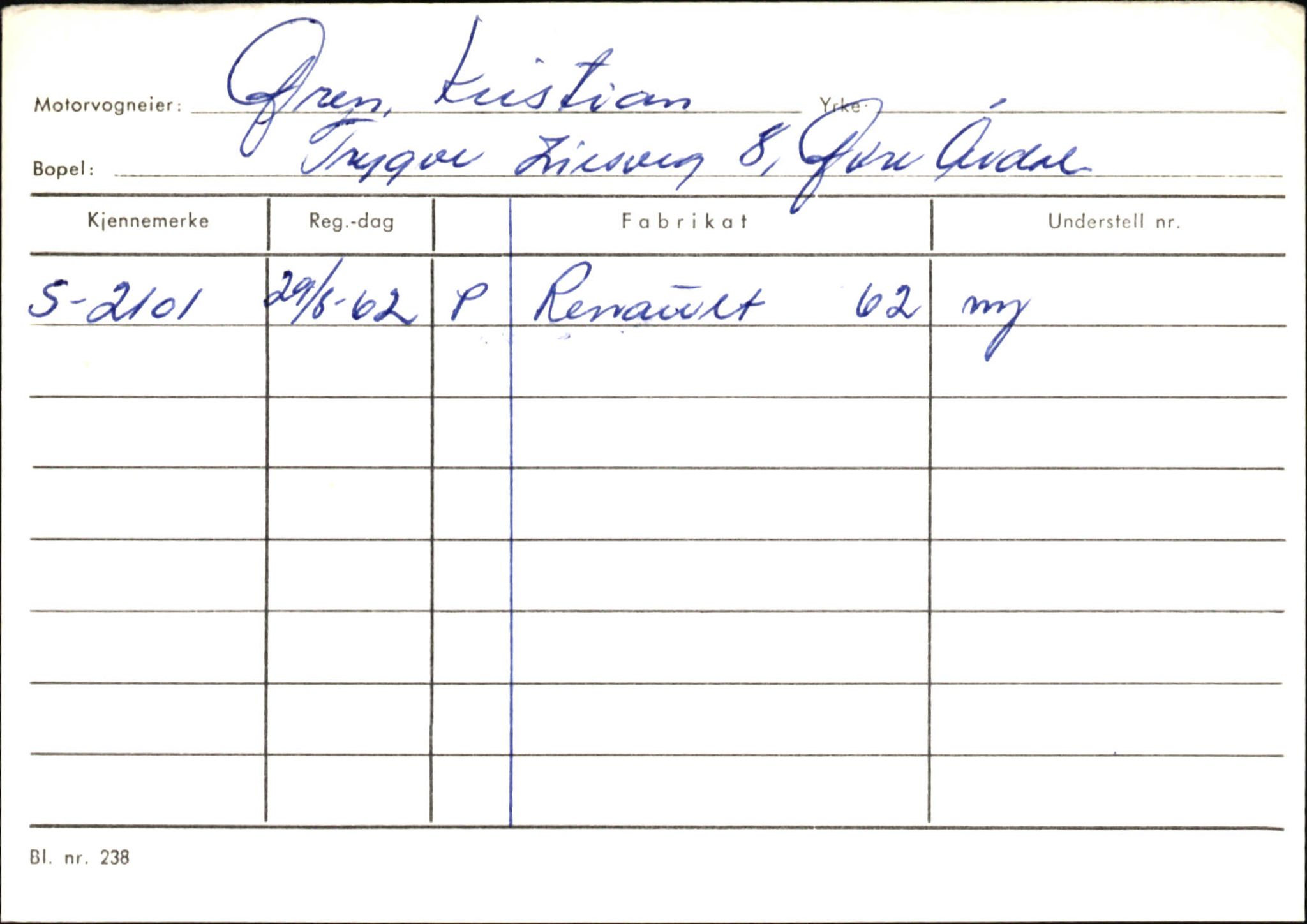 Statens vegvesen, Sogn og Fjordane vegkontor, AV/SAB-A-5301/4/F/L0146: Registerkort Årdal R-Å samt diverse kort, 1945-1975, s. 1575