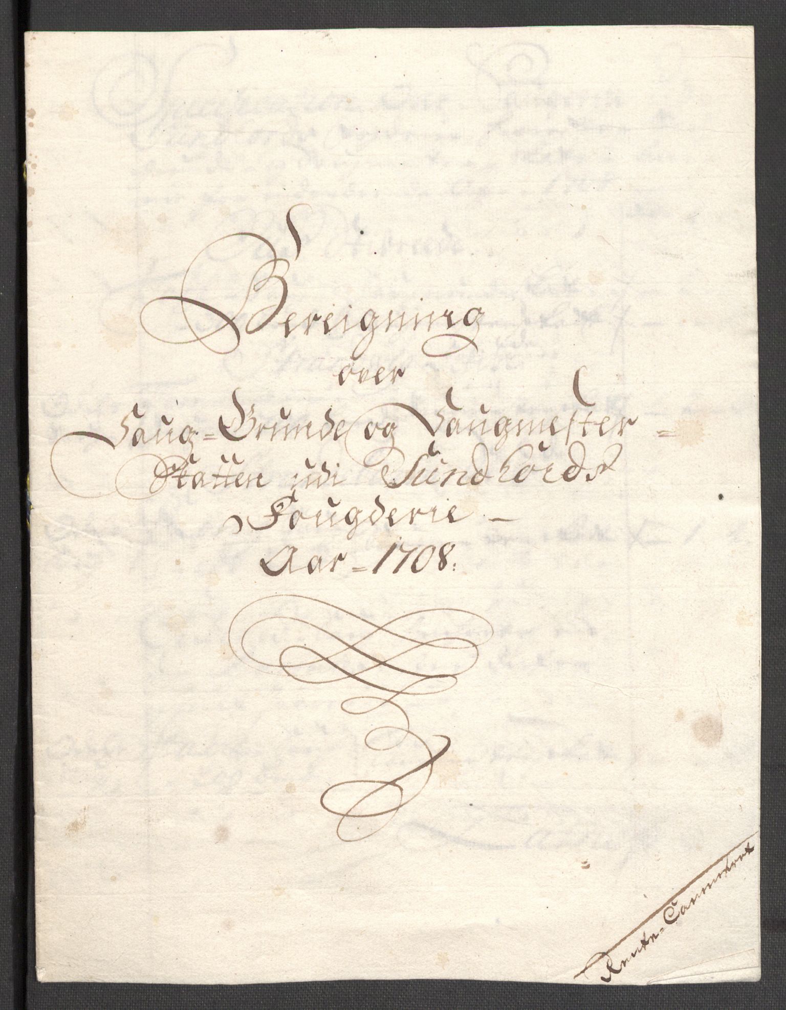 Rentekammeret inntil 1814, Reviderte regnskaper, Fogderegnskap, RA/EA-4092/R48/L2985: Fogderegnskap Sunnhordland og Hardanger, 1708, s. 162