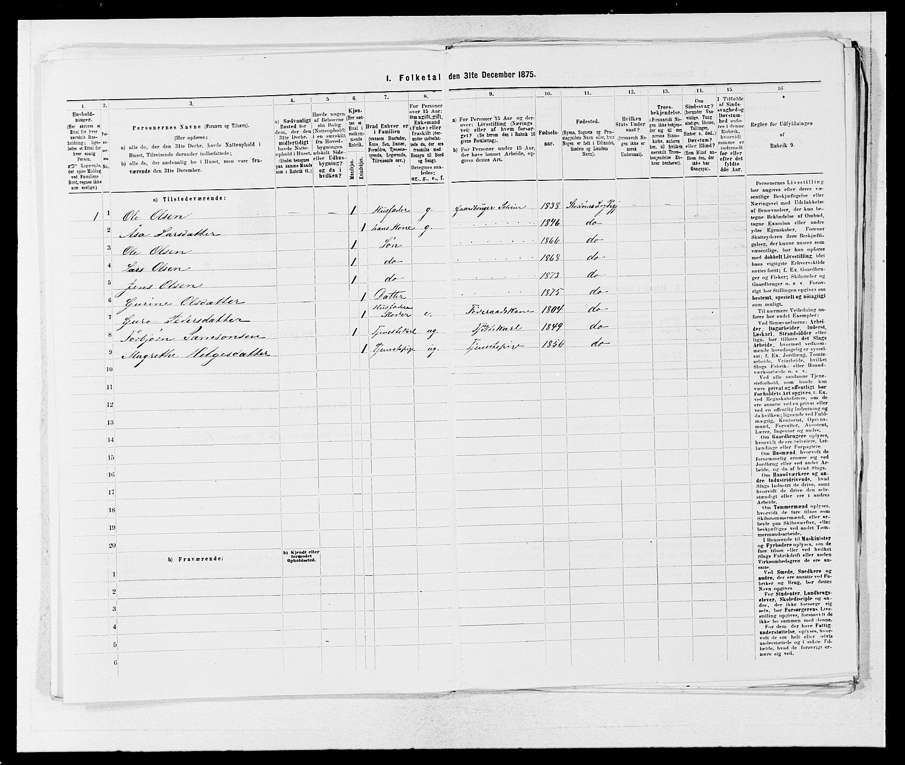 SAB, Folketelling 1875 for 1221P Stord prestegjeld, 1875, s. 378