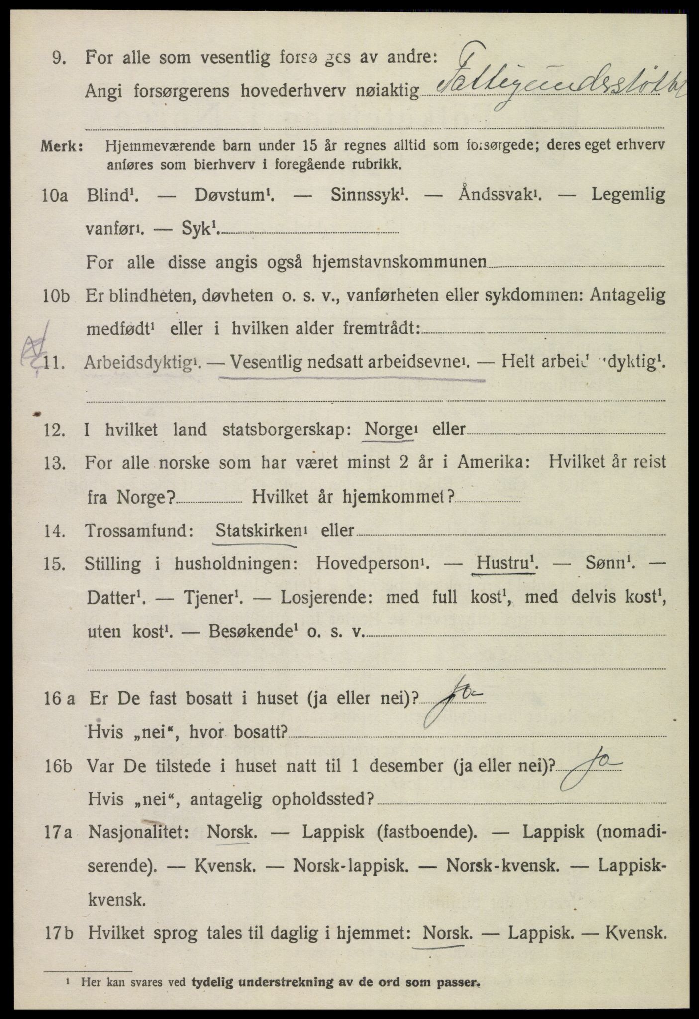 SAT, Folketelling 1920 for 1728 Sandvollan herred, 1920, s. 330