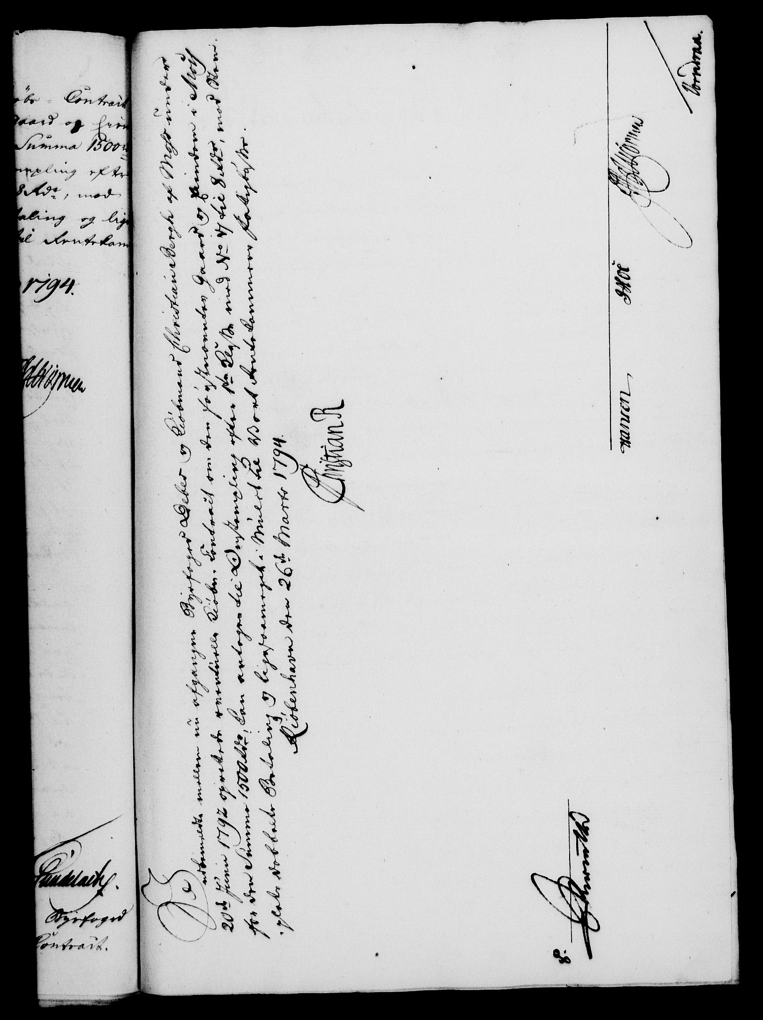 Rentekammeret, Kammerkanselliet, RA/EA-3111/G/Gf/Gfa/L0076: Norsk relasjons- og resolusjonsprotokoll (merket RK 52.76), 1794, s. 129