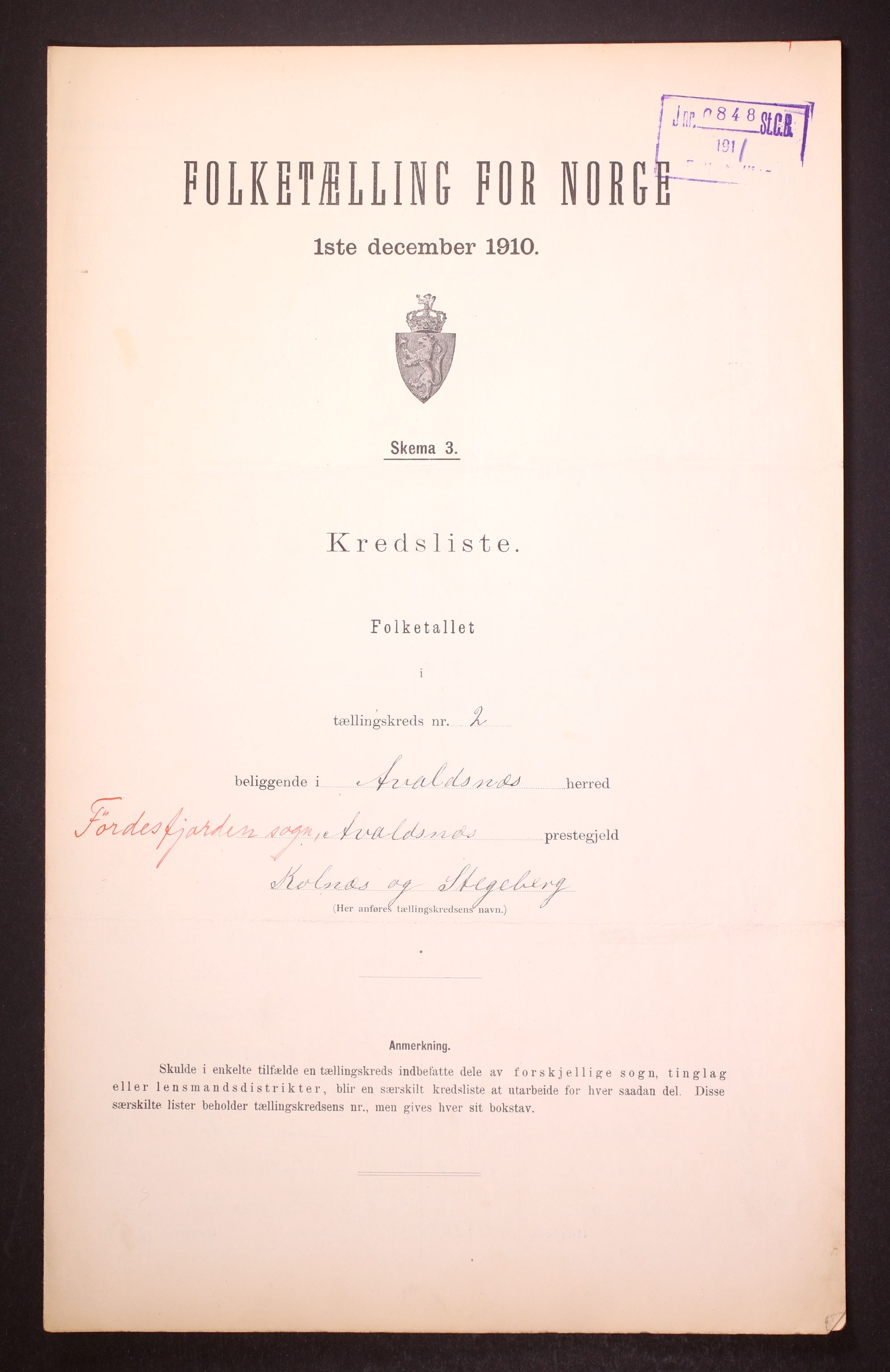 RA, Folketelling 1910 for 1147 Avaldsnes herred, 1910, s. 7