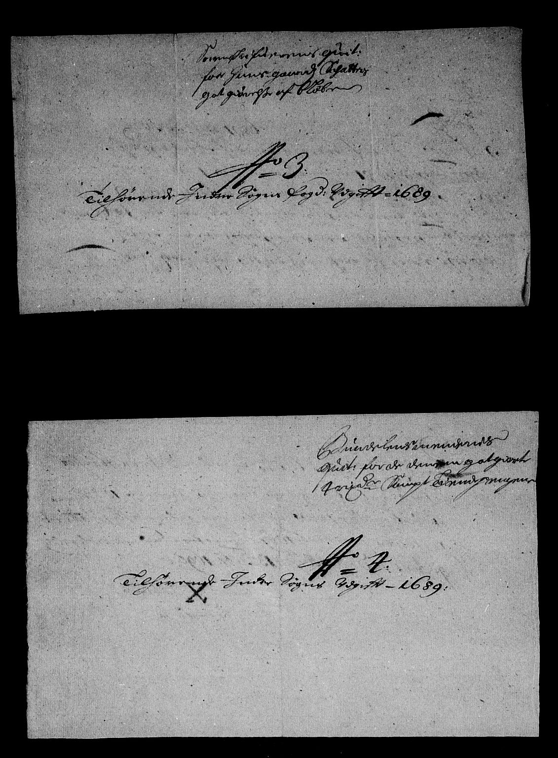 Rentekammeret inntil 1814, Reviderte regnskaper, Stiftamtstueregnskaper, Bergen stiftamt, AV/RA-EA-6043/R/Rc/L0091: Bergen stiftamt, 1689