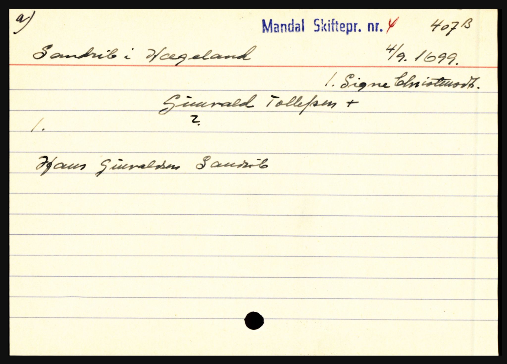 Mandal sorenskriveri, AV/SAK-1221-0005/001/H, s. 19498