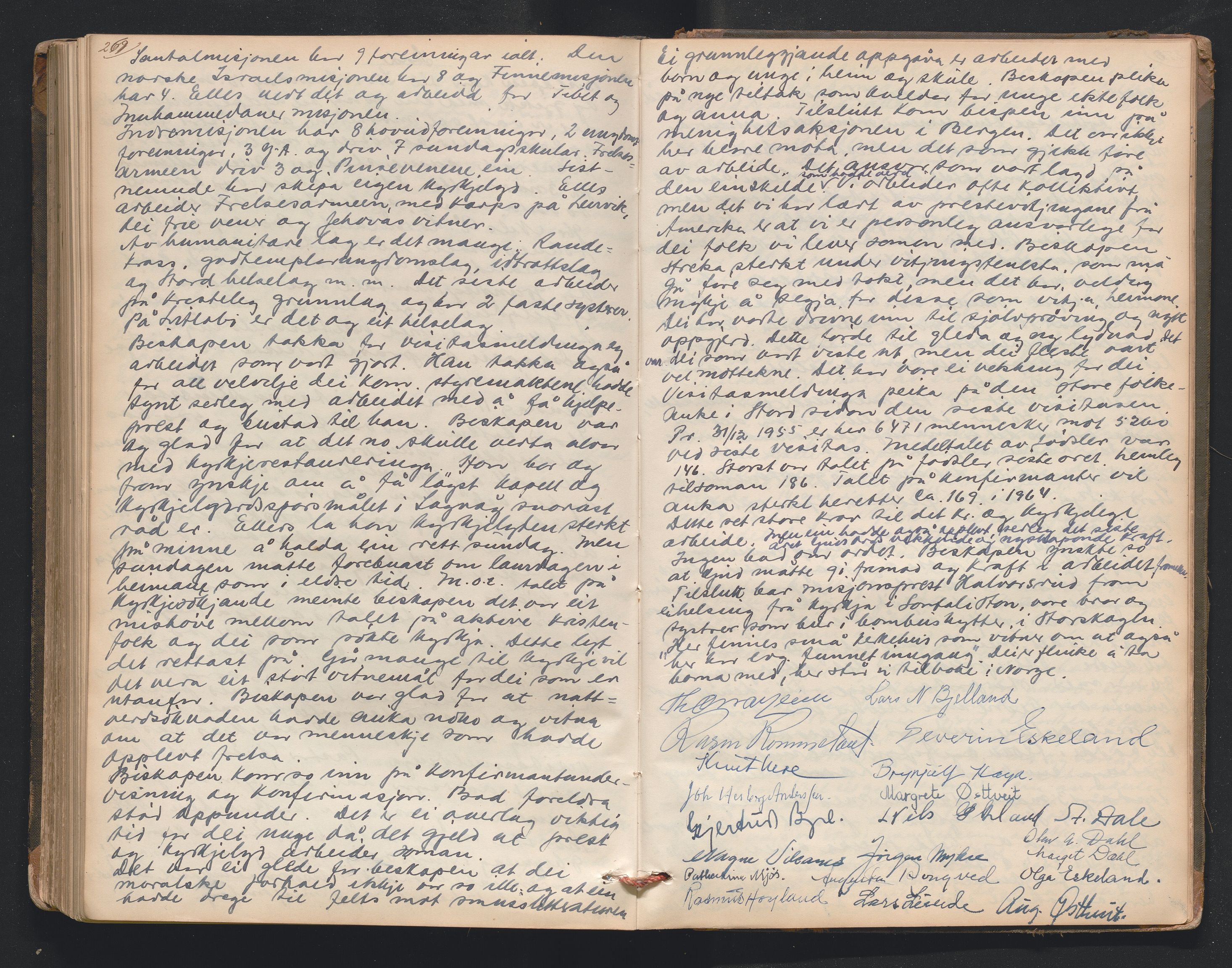 Nordre Sunnhordland prosti, AV/SAB-A-99912/F/L0001: Visitasprotokoll , 1860-1959, s. 269