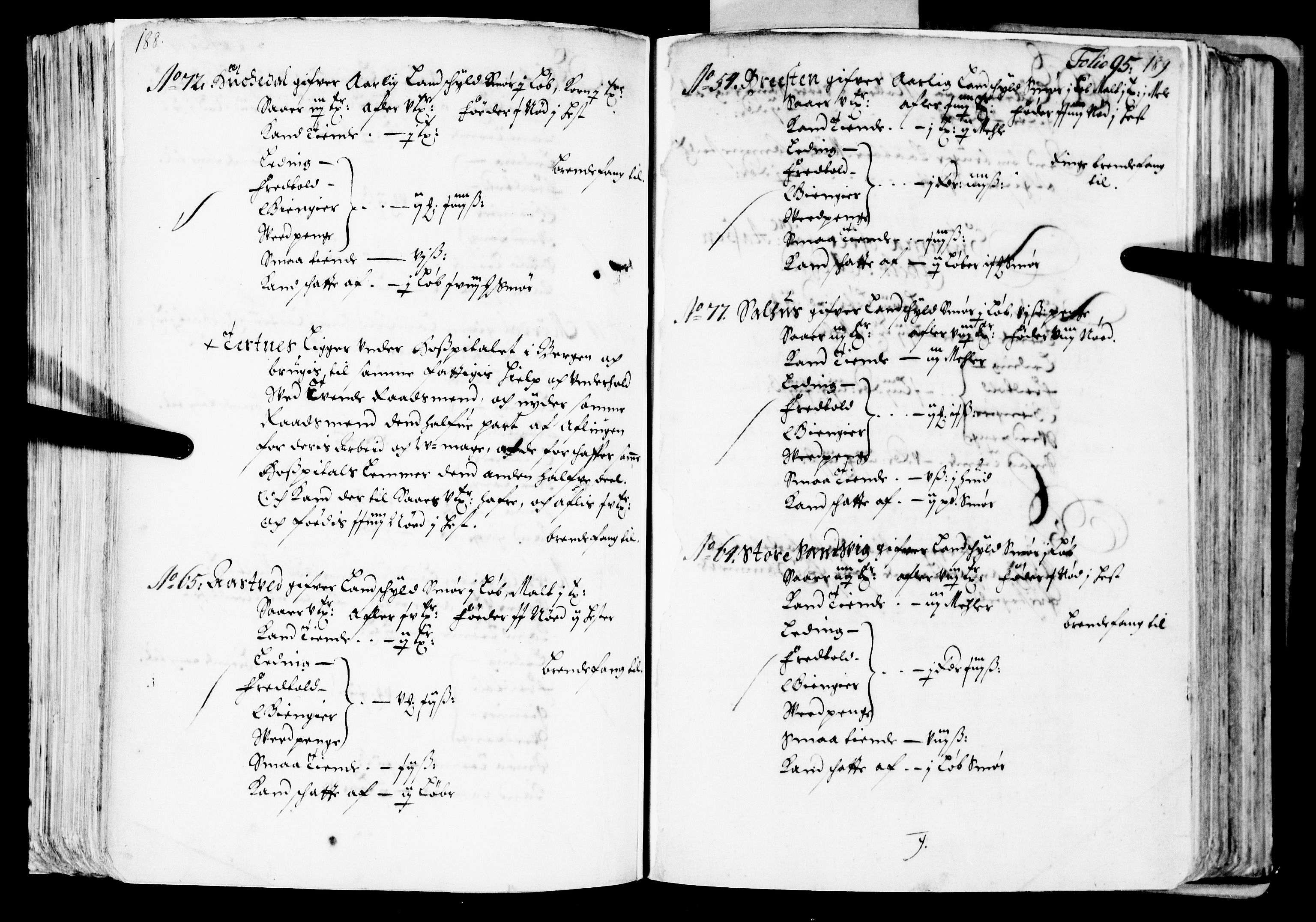 Rentekammeret inntil 1814, Realistisk ordnet avdeling, AV/RA-EA-4070/N/Nb/Nba/L0039: Nordhordland fogderi, 1667, s. 94b-95a