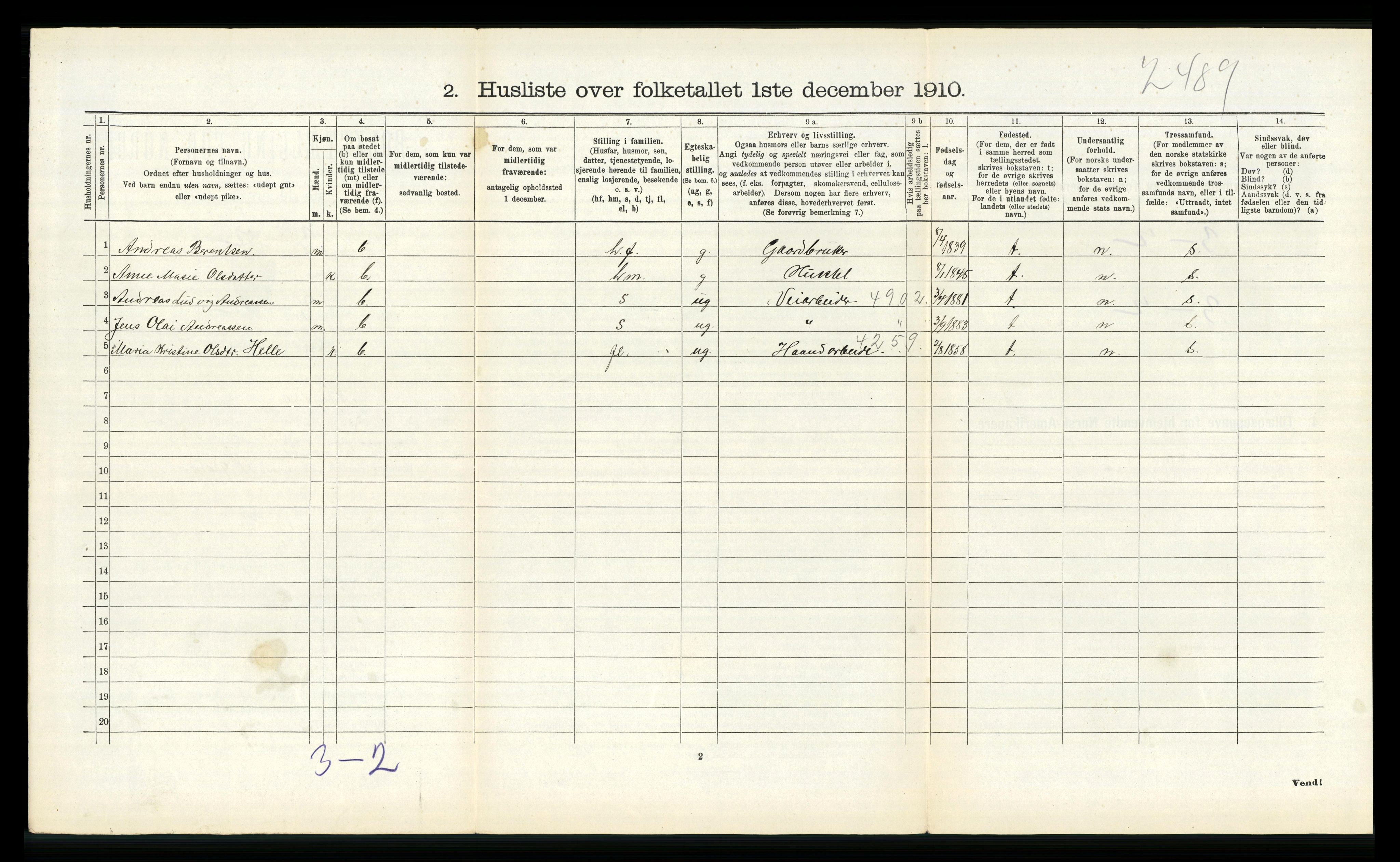 RA, Folketelling 1910 for 1433 Naustdal herred, 1910, s. 426