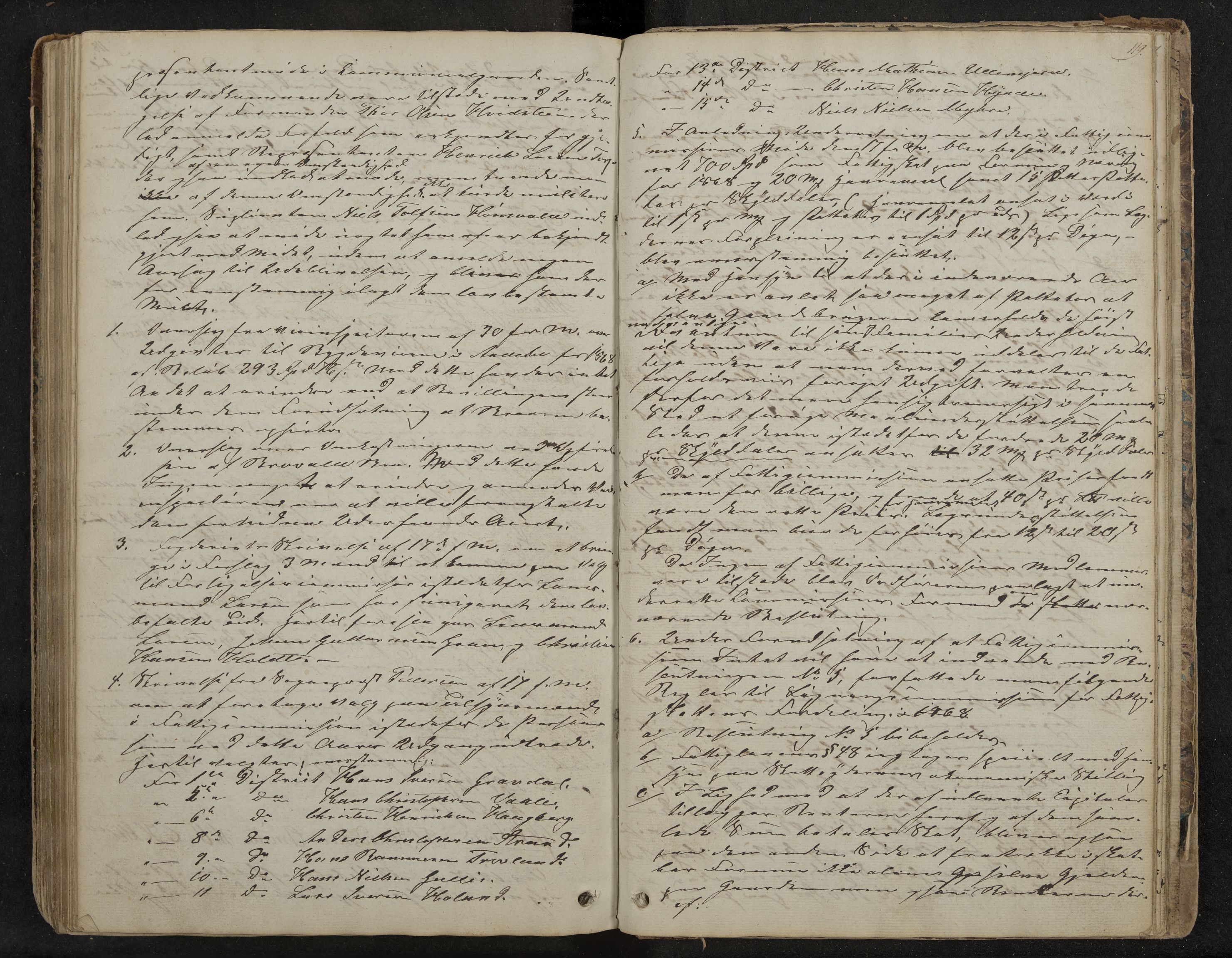 Andebu formannskap og sentraladministrasjon, IKAK/0719021-1/A/Aa/L0001: Møtebok med register, 1837-1869, s. 119