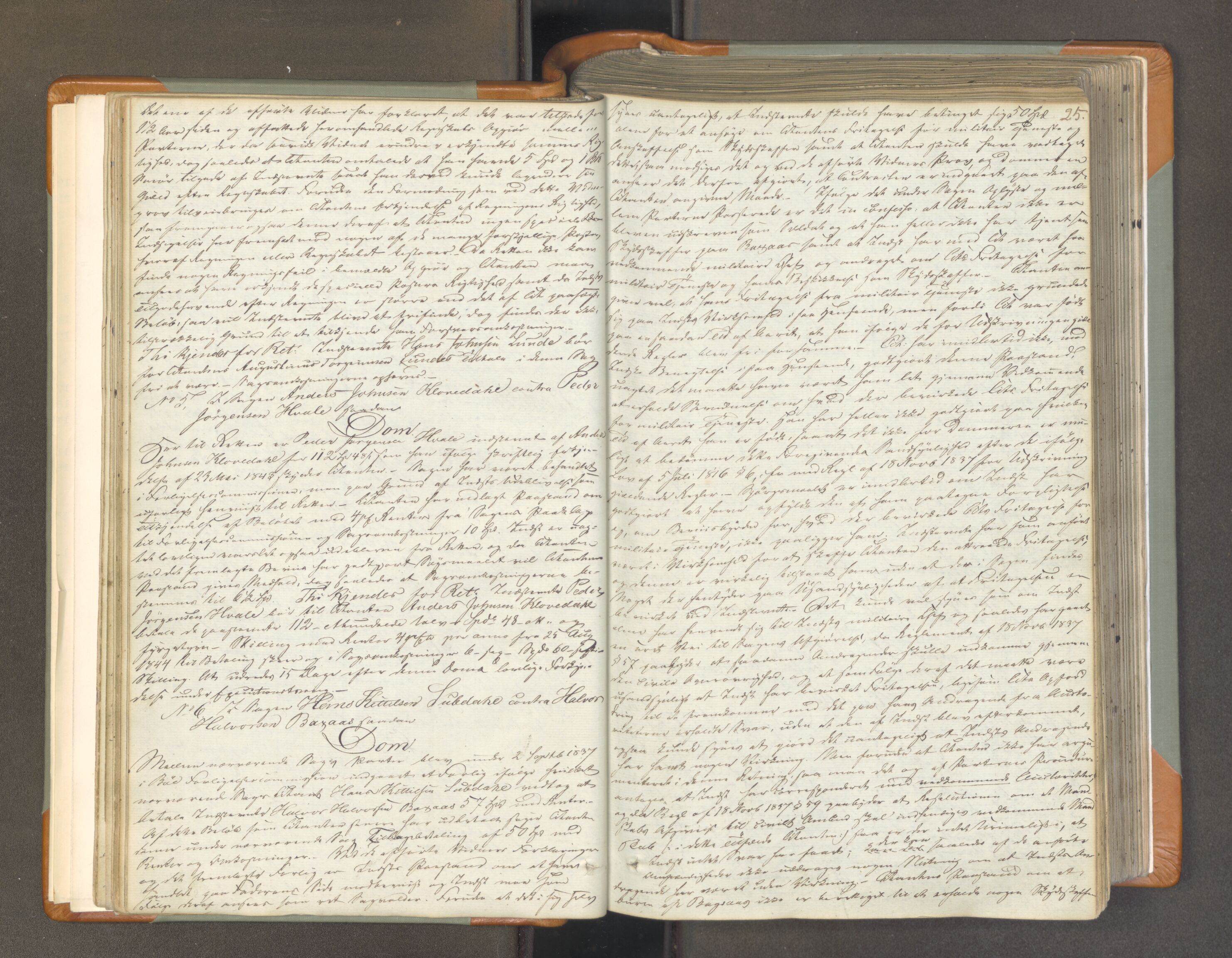Nedre Telemark sorenskriveri, AV/SAKO-A-135/F/Fa/L0043: Tingbok, 1845-1850, s. 24b-25a