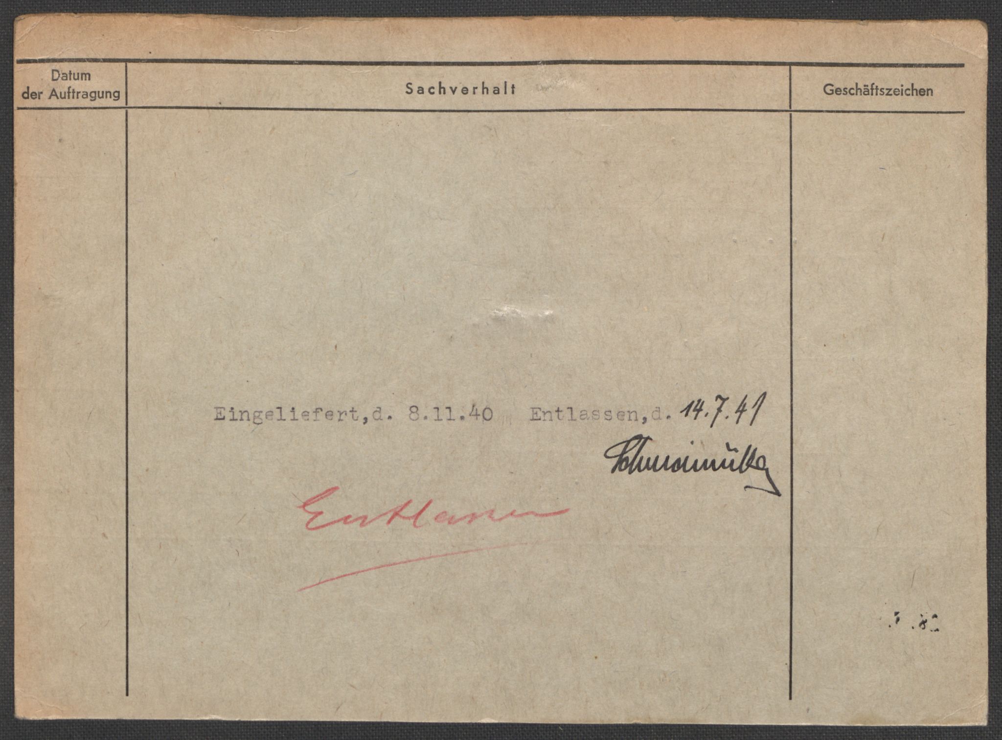 Befehlshaber der Sicherheitspolizei und des SD, AV/RA-RAFA-5969/E/Ea/Eaa/L0003: Register over norske fanger i Møllergata 19: Eng-Hag, 1940-1945, s. 267