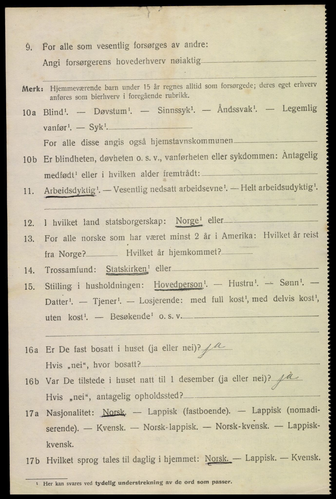 SAT, Folketelling 1920 for 1802 Mosjøen ladested, 1920, s. 3427
