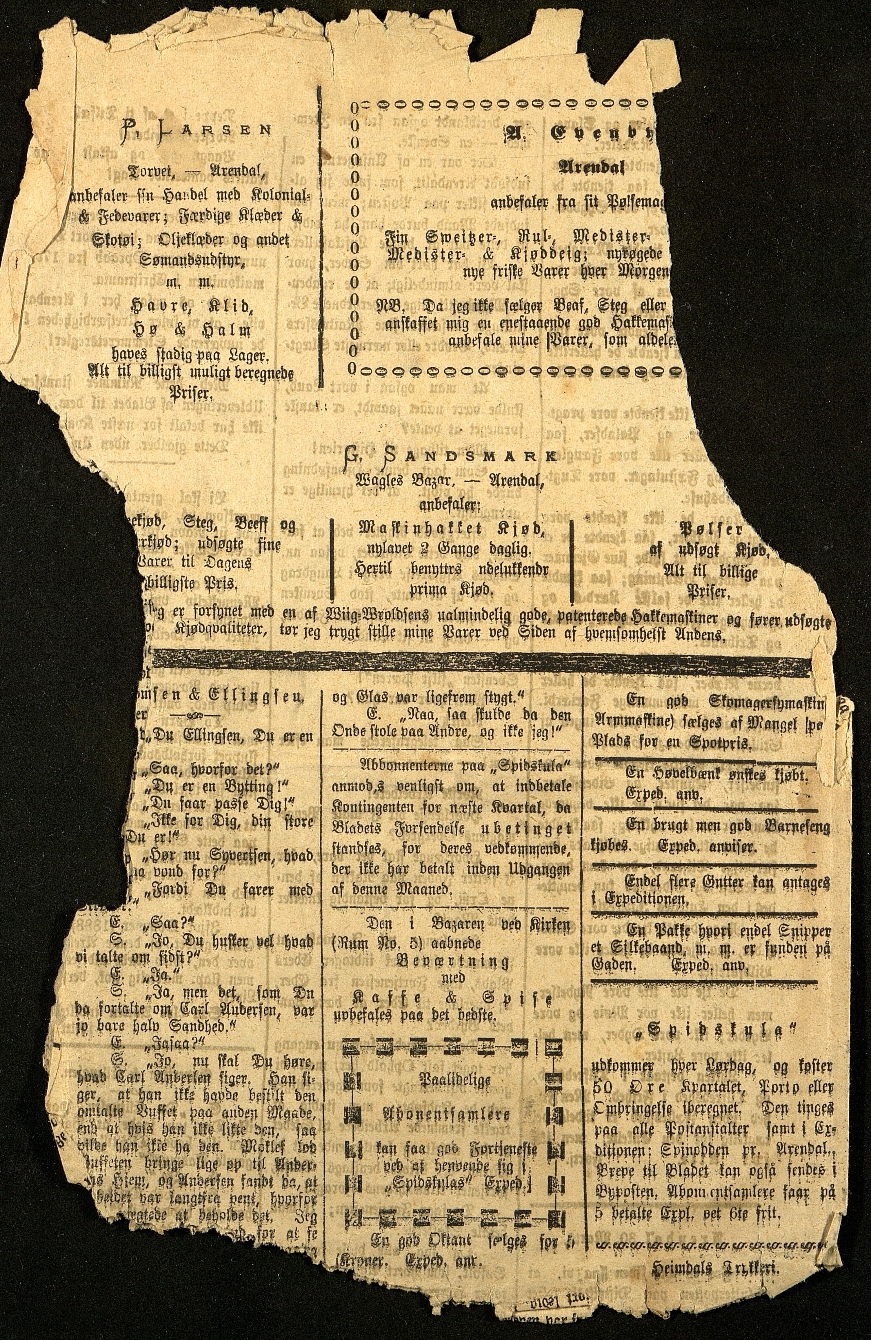 Spidskuglen, AAKS/PA-2823/X/L0001/0003: Spidskuglen / Årg. 1889, nr. 2, 5, 8–10, 27, 1889