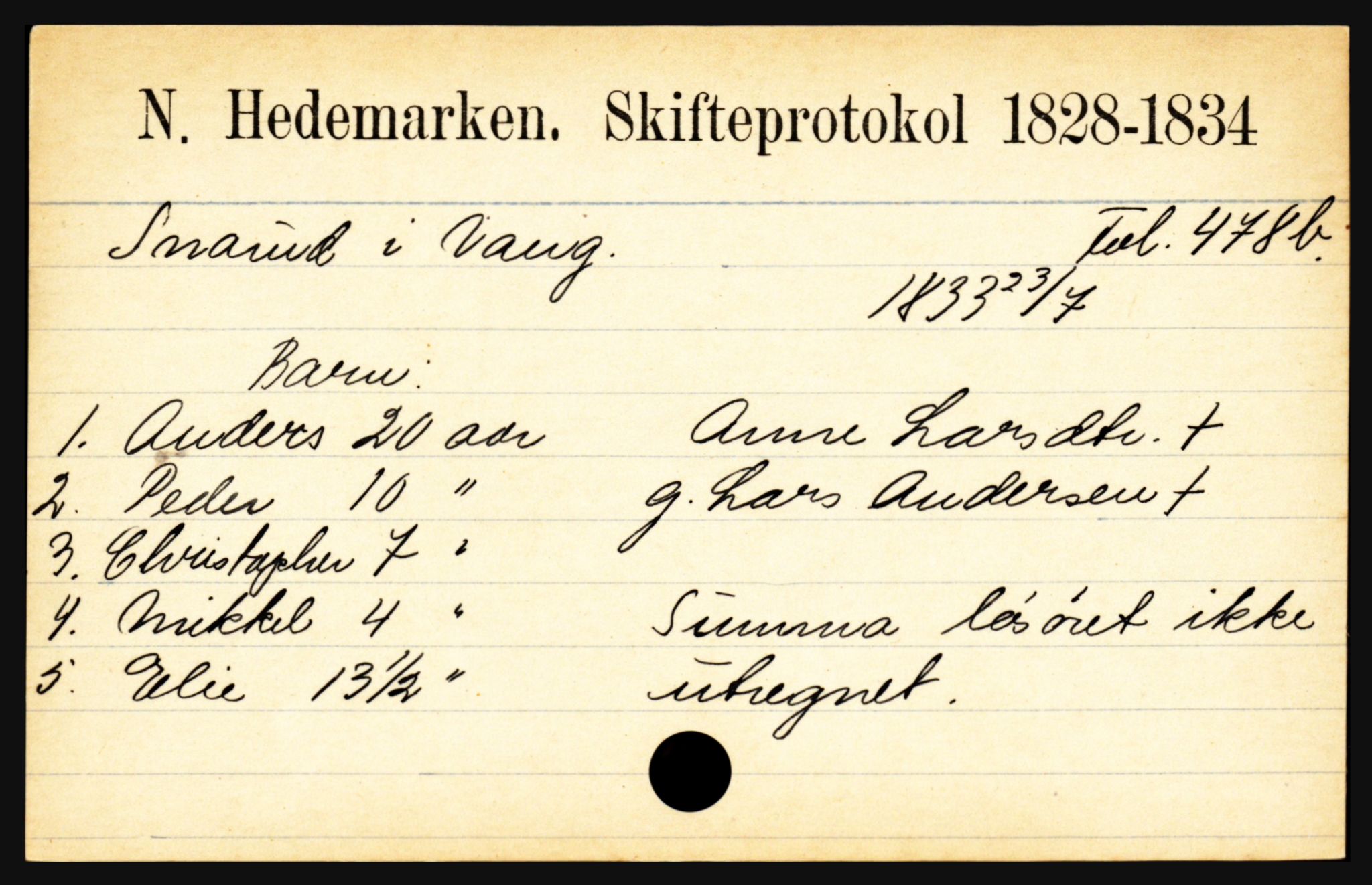 Nord-Hedmark sorenskriveri, SAH/TING-012/J, 1776-1854, s. 6269