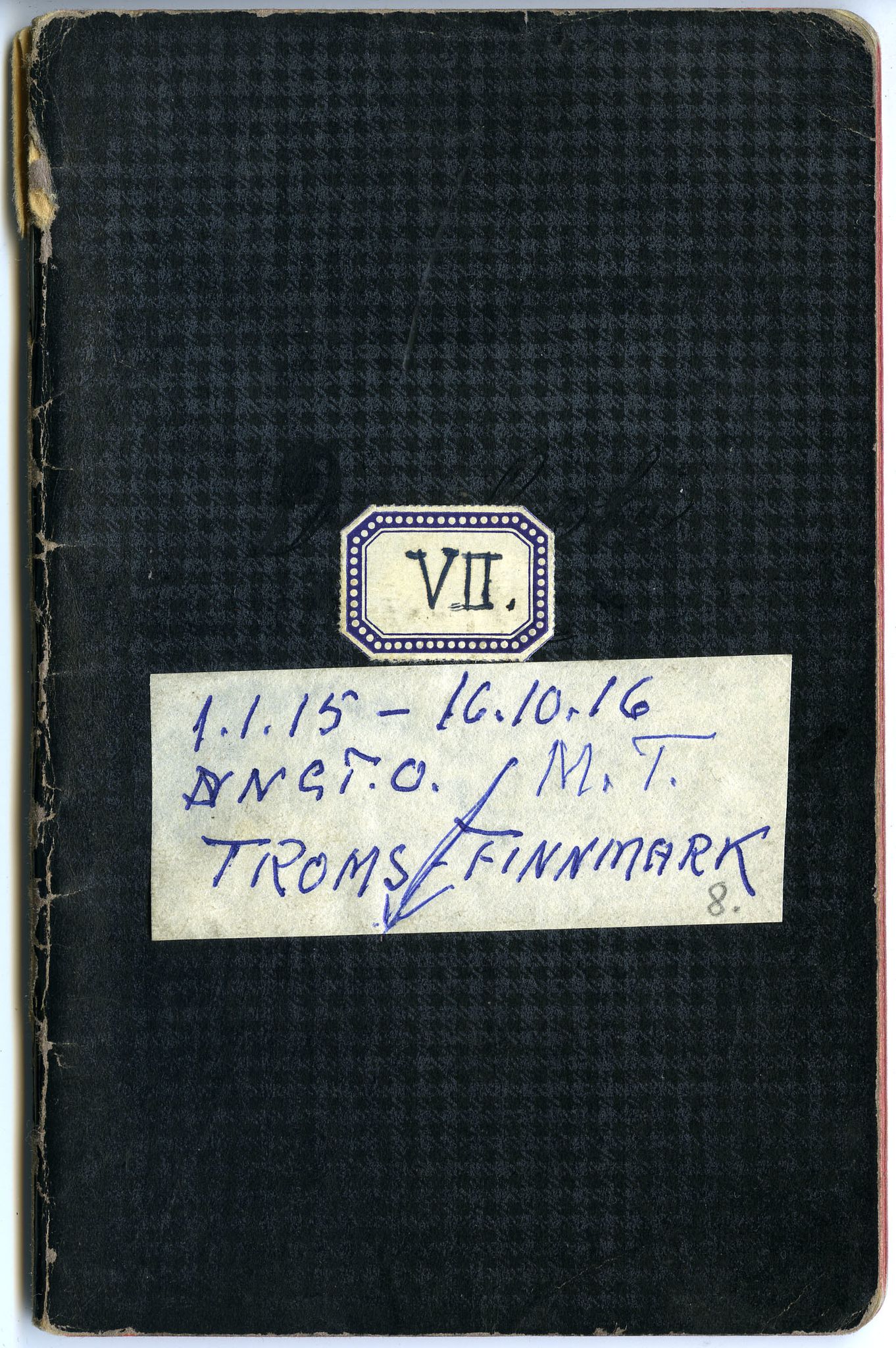 Gerhard Kjølås-arkivet, FMFB/A-1081/F/L0008: Bok VII, 1915-1916