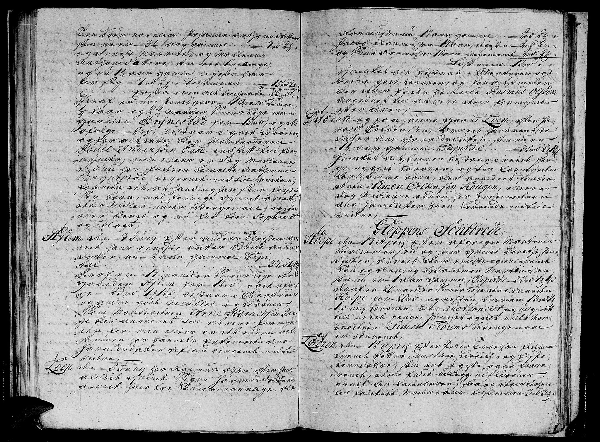 Nordfjord sorenskriveri, SAB/A-2801/04/04a/L0008: Skifteprotokollar, 1733-1744, s. 87