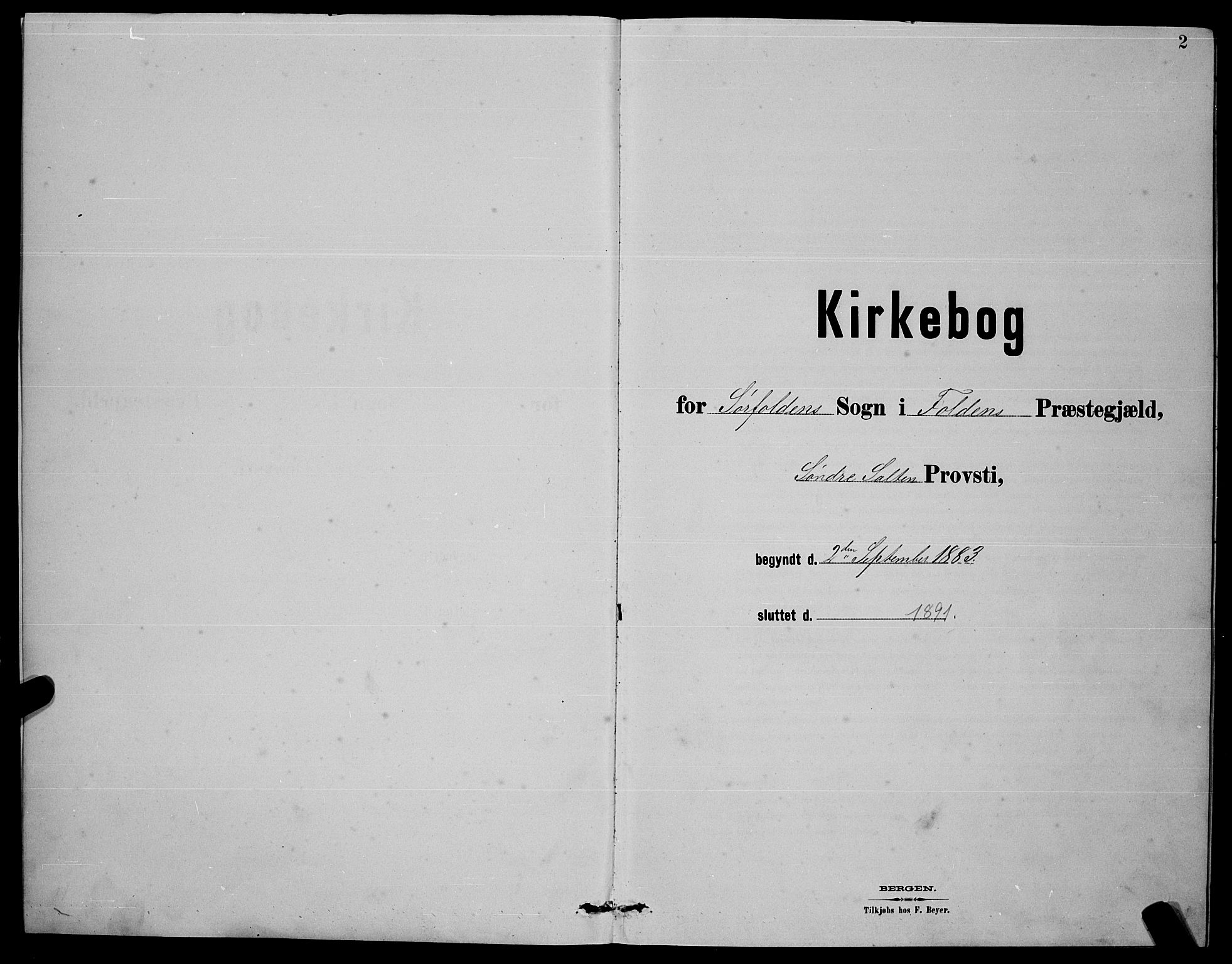 Ministerialprotokoller, klokkerbøker og fødselsregistre - Nordland, SAT/A-1459/854/L0785: Klokkerbok nr. 854C01, 1883-1891, s. 2